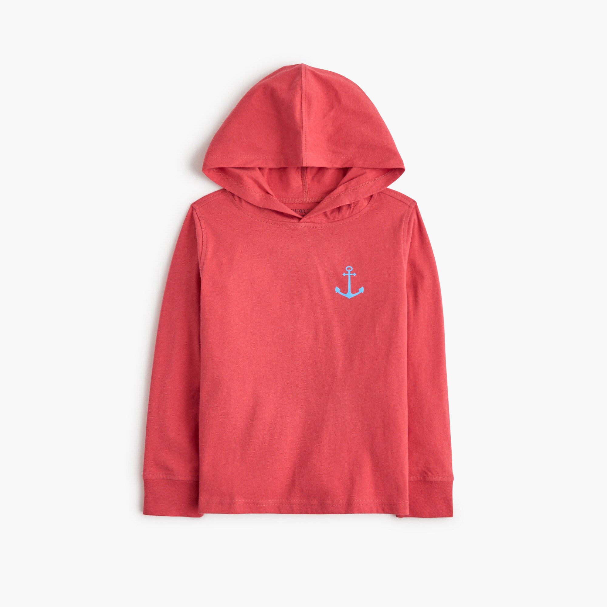 boys' long-sleeve anchor hooded tee for boys