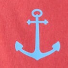 Boys' red, white and blue jets hooded tee SUNBAKED ROSE