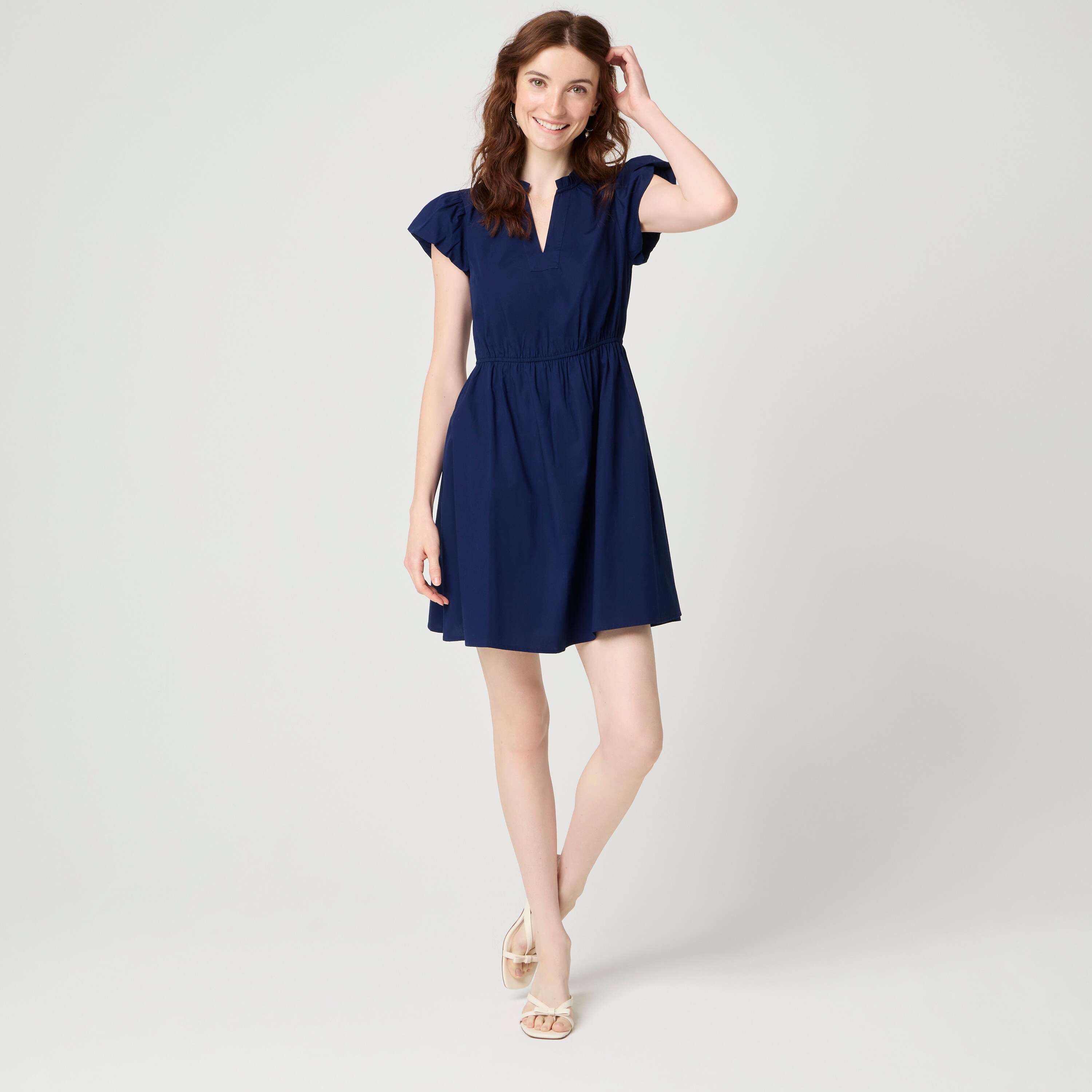 navy mini dress casual Carrie cocktail events Tuckernuck Navy and Red Ric