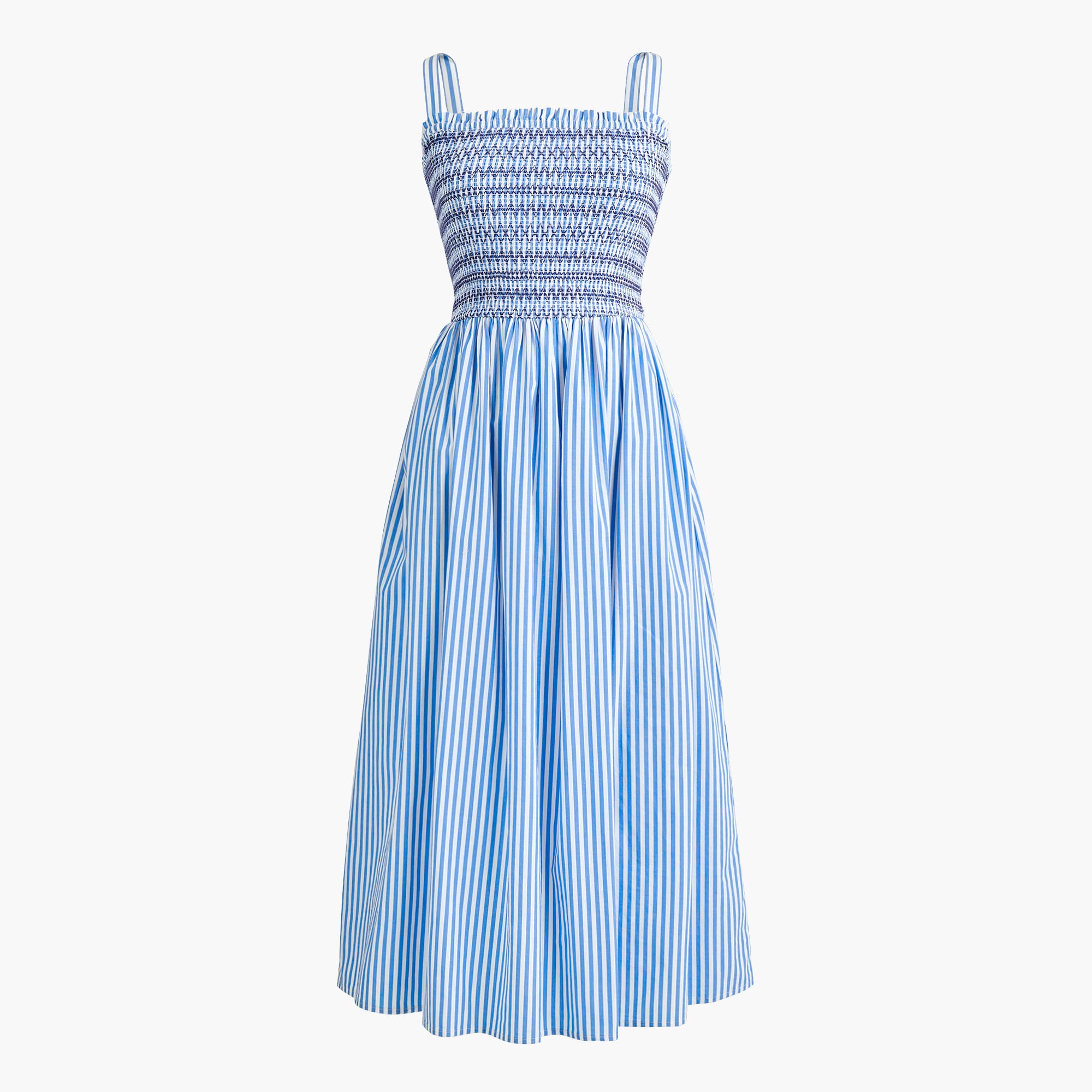 Smocked midi dress