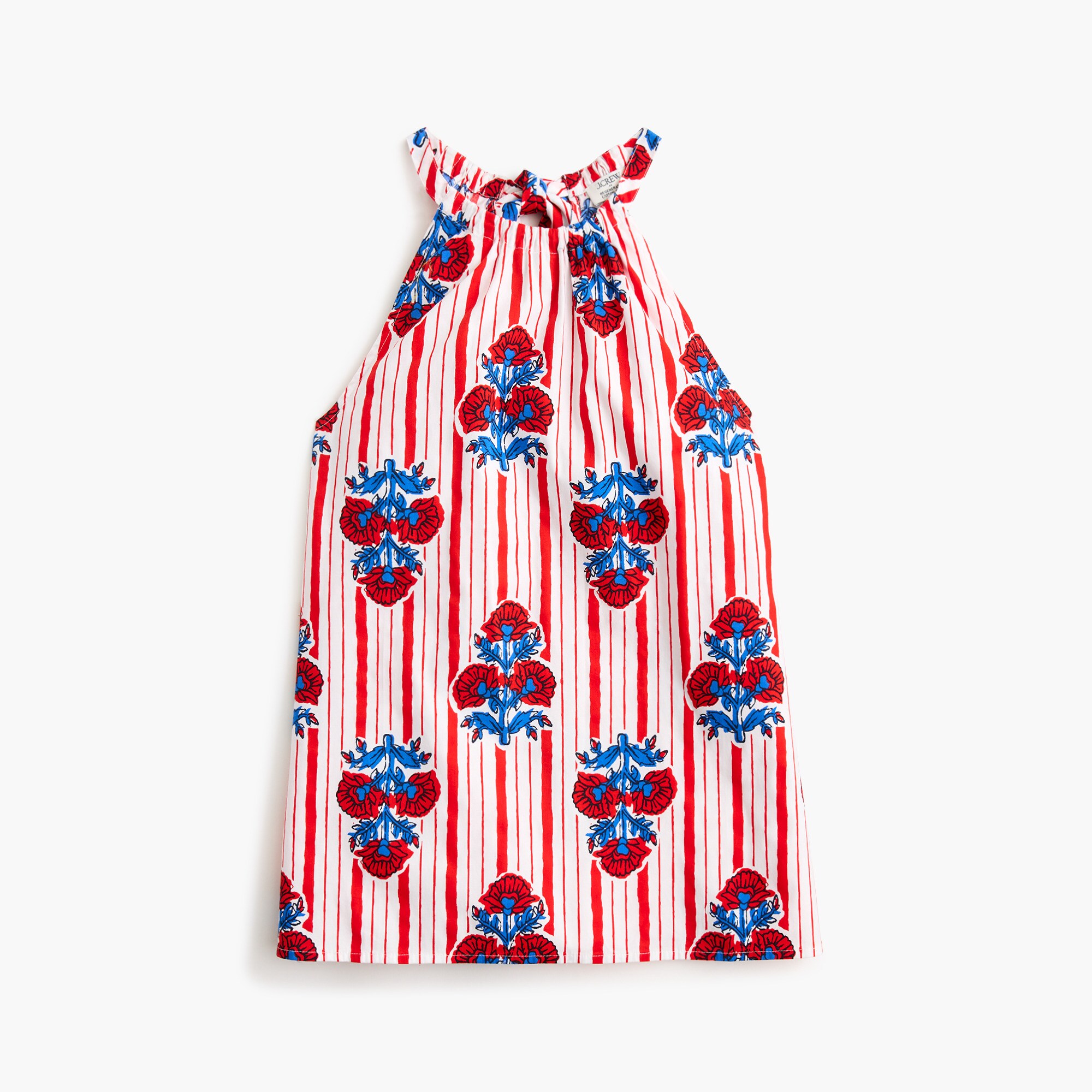 Printed halter top