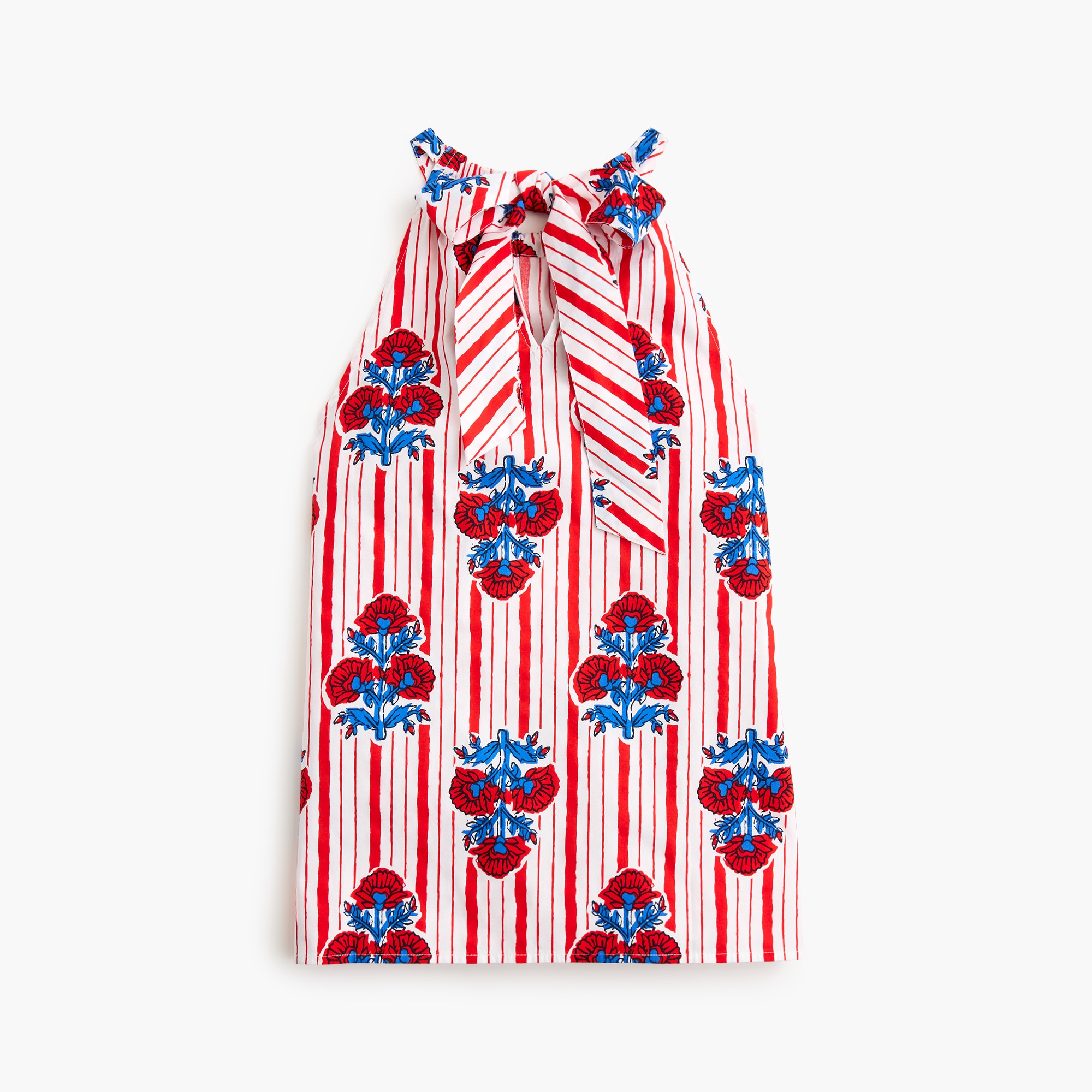 Printed halter top