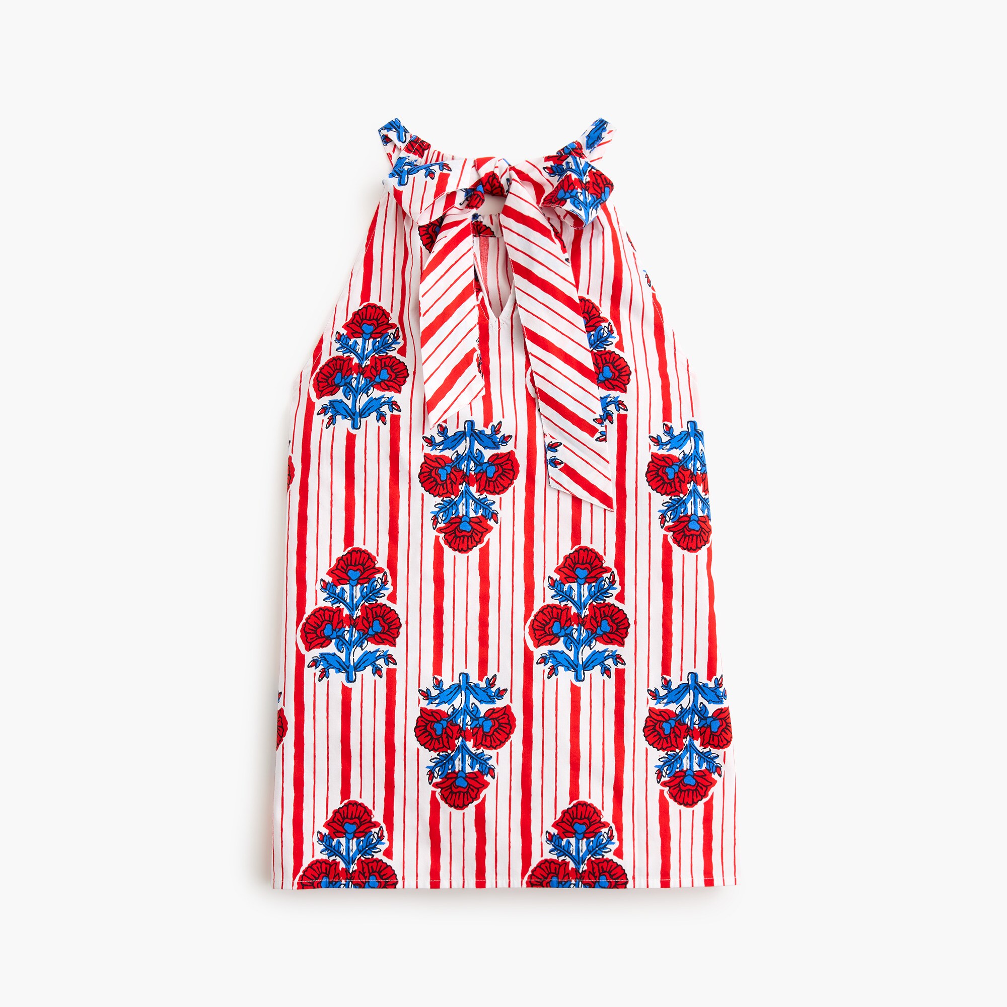 Printed halter top