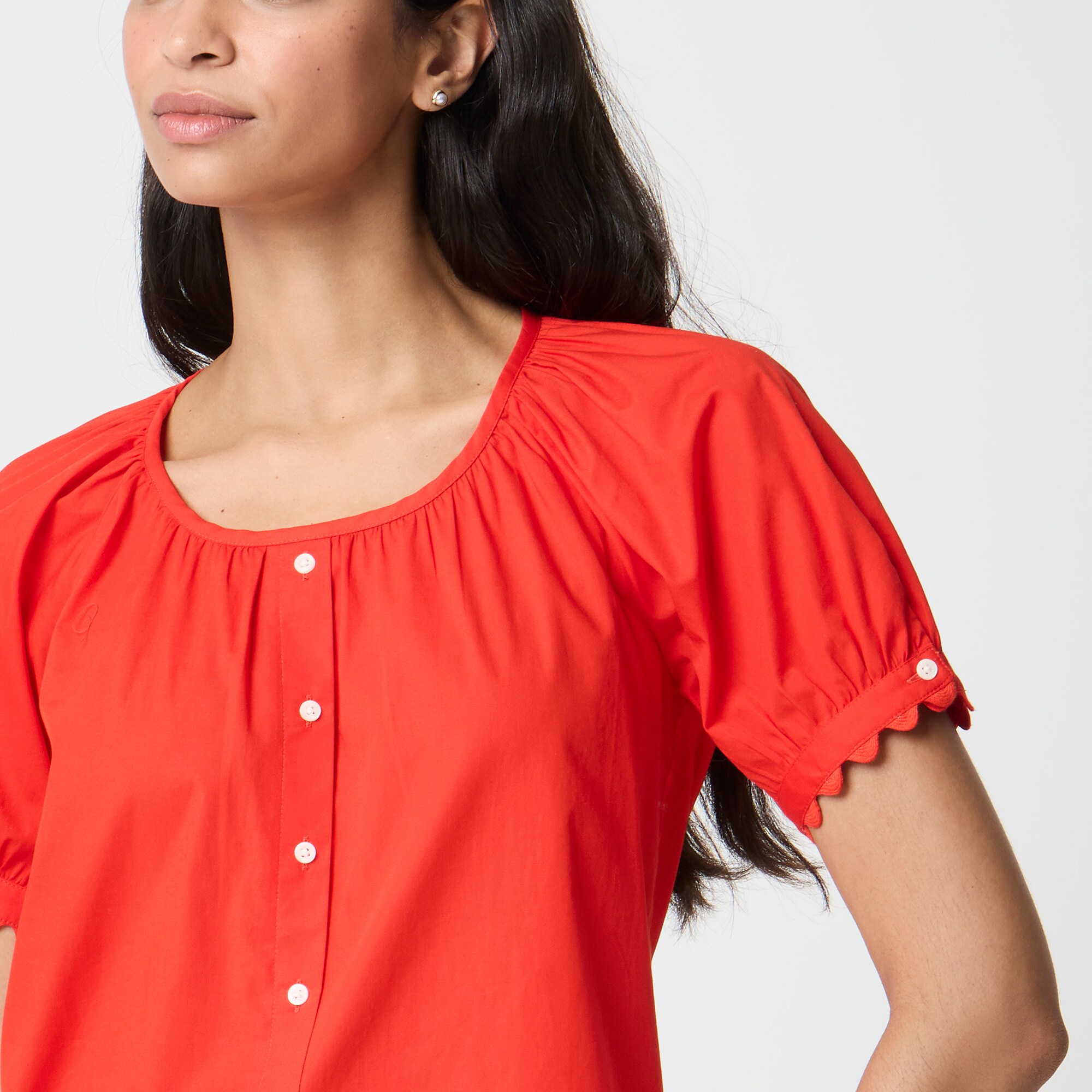 Short-sleeve button-up shirt
