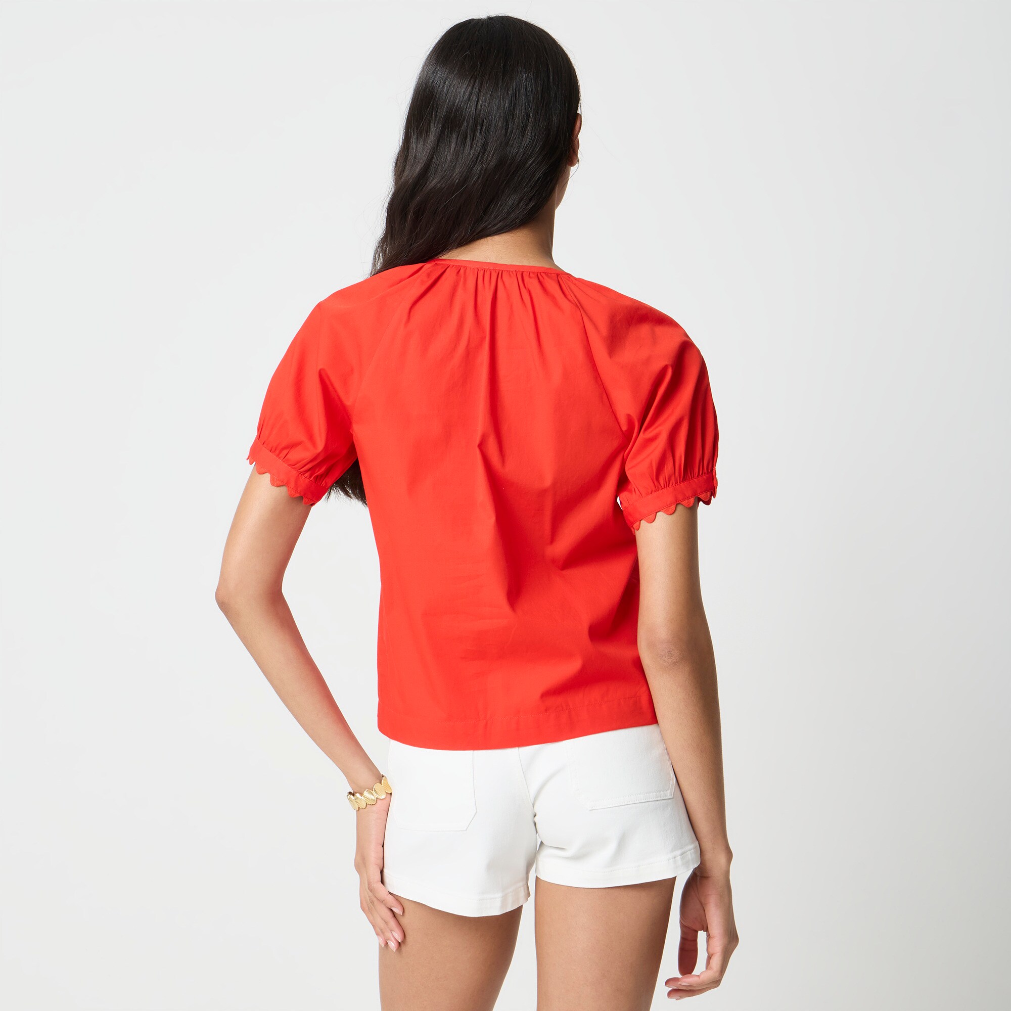 Short-sleeve button-up shirt