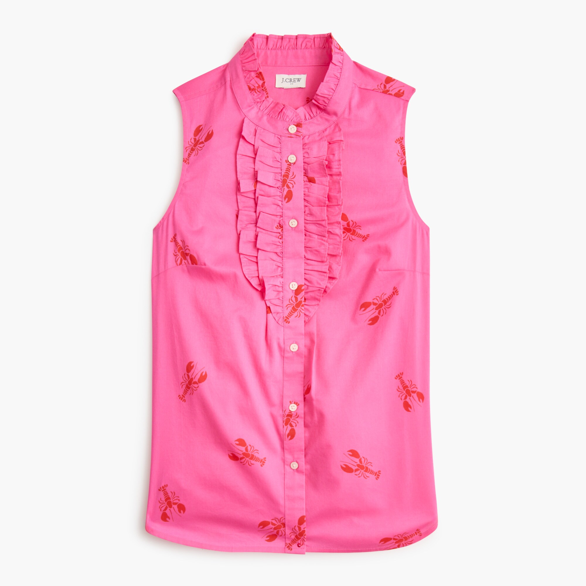 Ruffle-front top