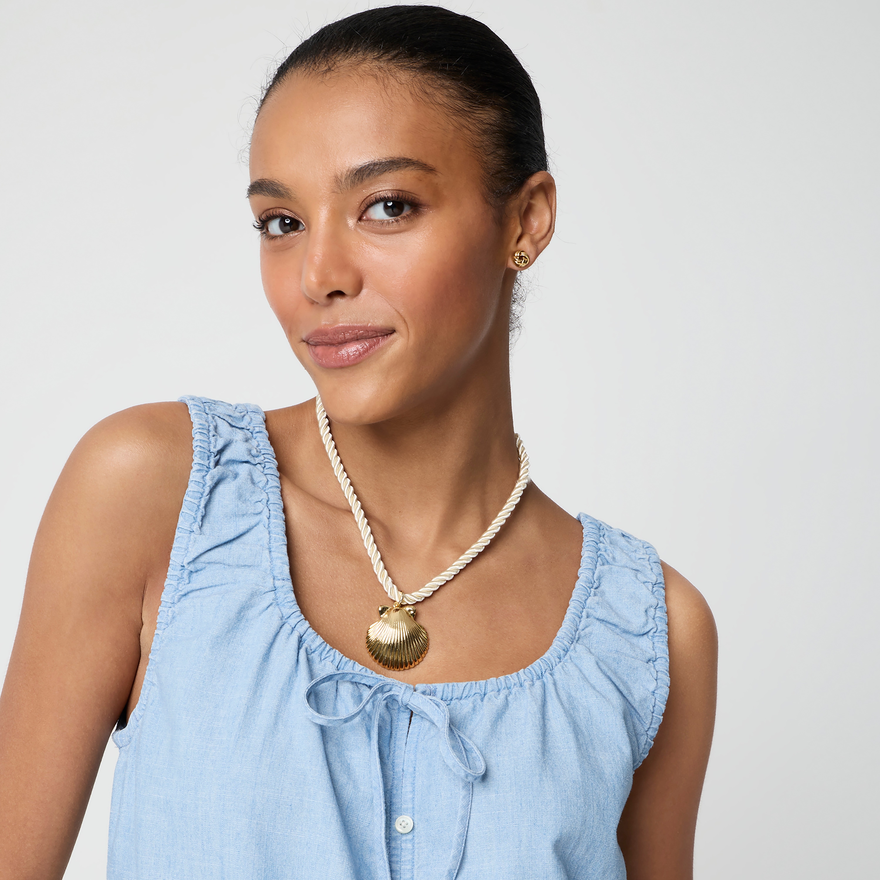 Chambray tank top