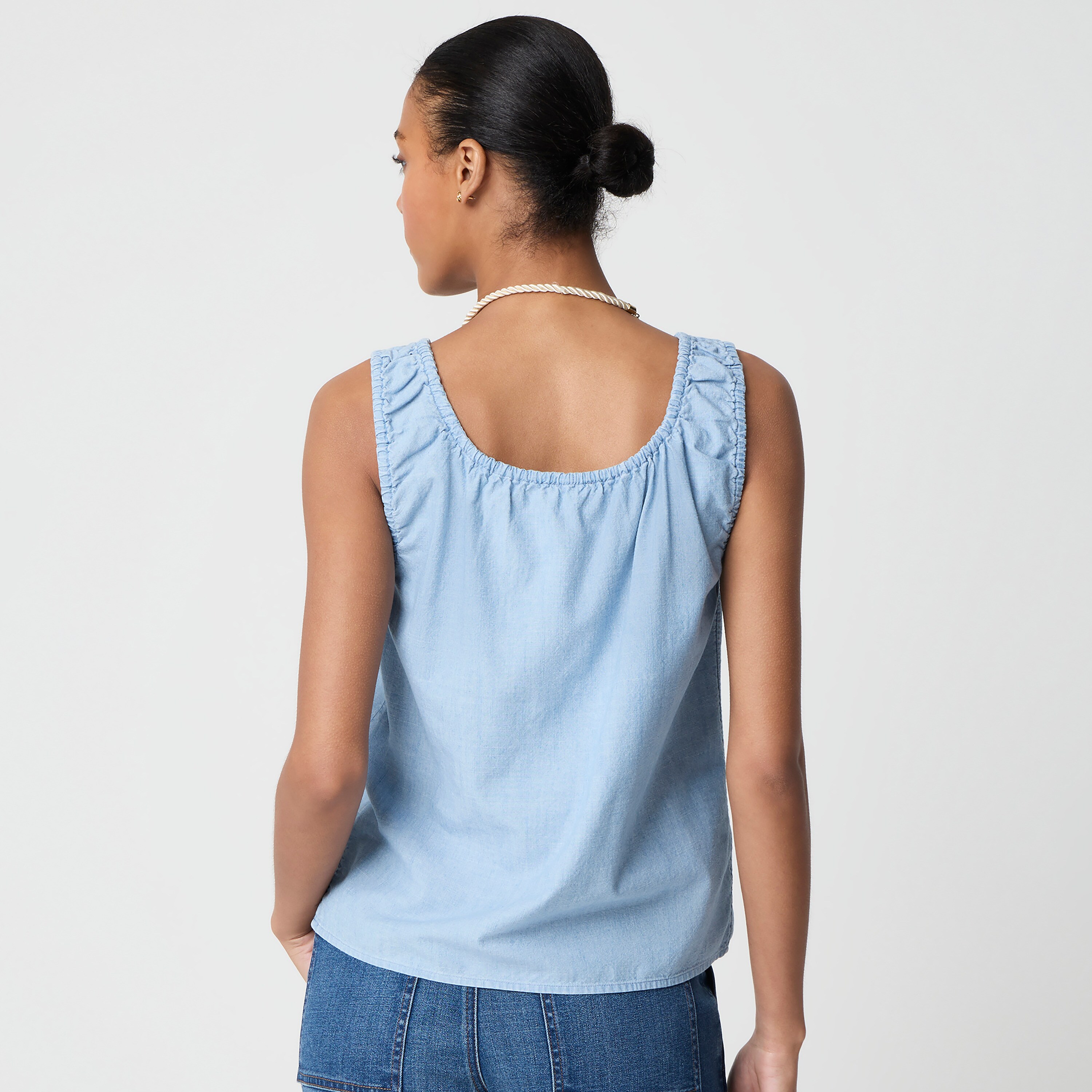 Chambray tank top