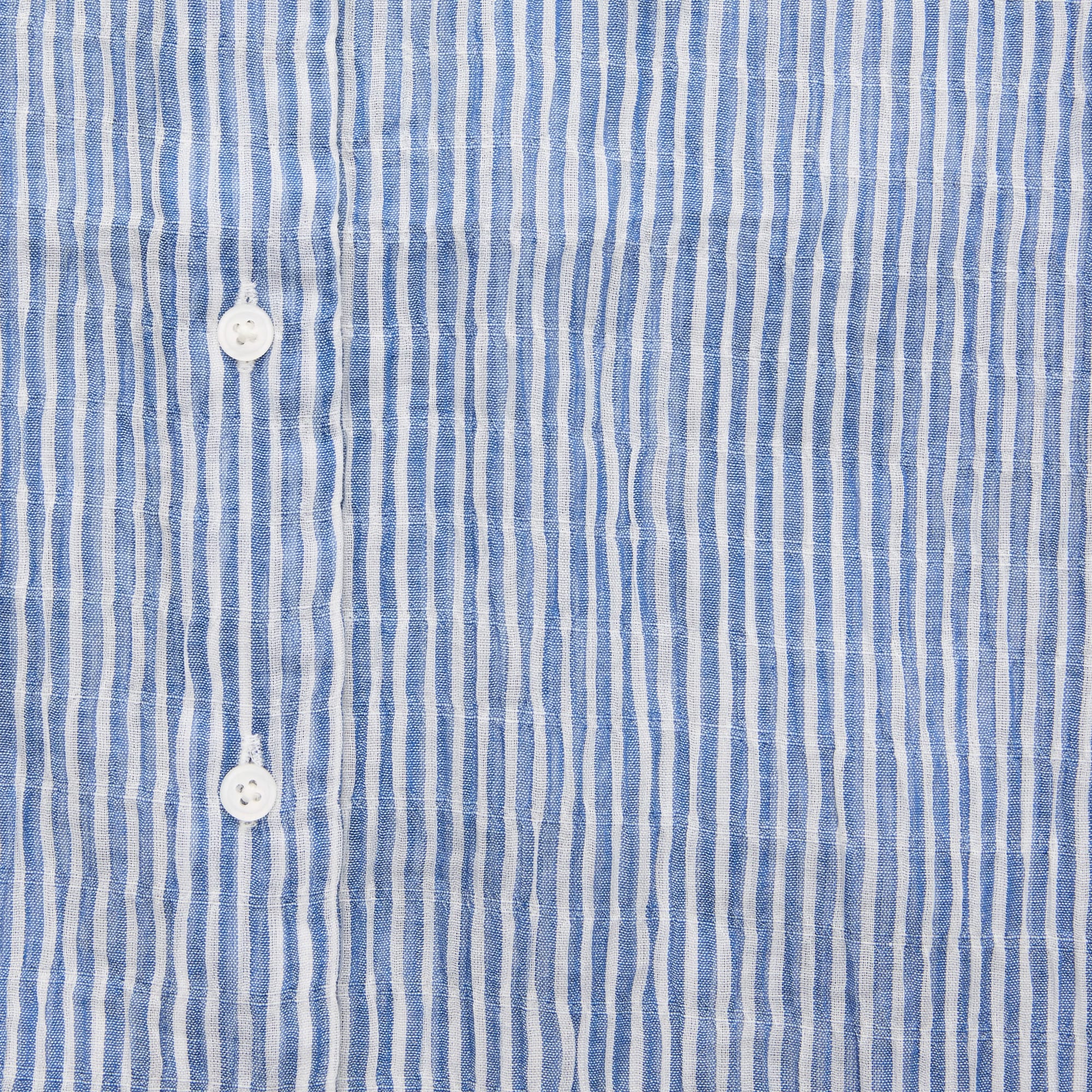 Jules classic-fit button-up shirt in striped textured gauze