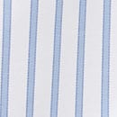 Contrast-stitch shell top in double cotton poplin WHITE BLUE