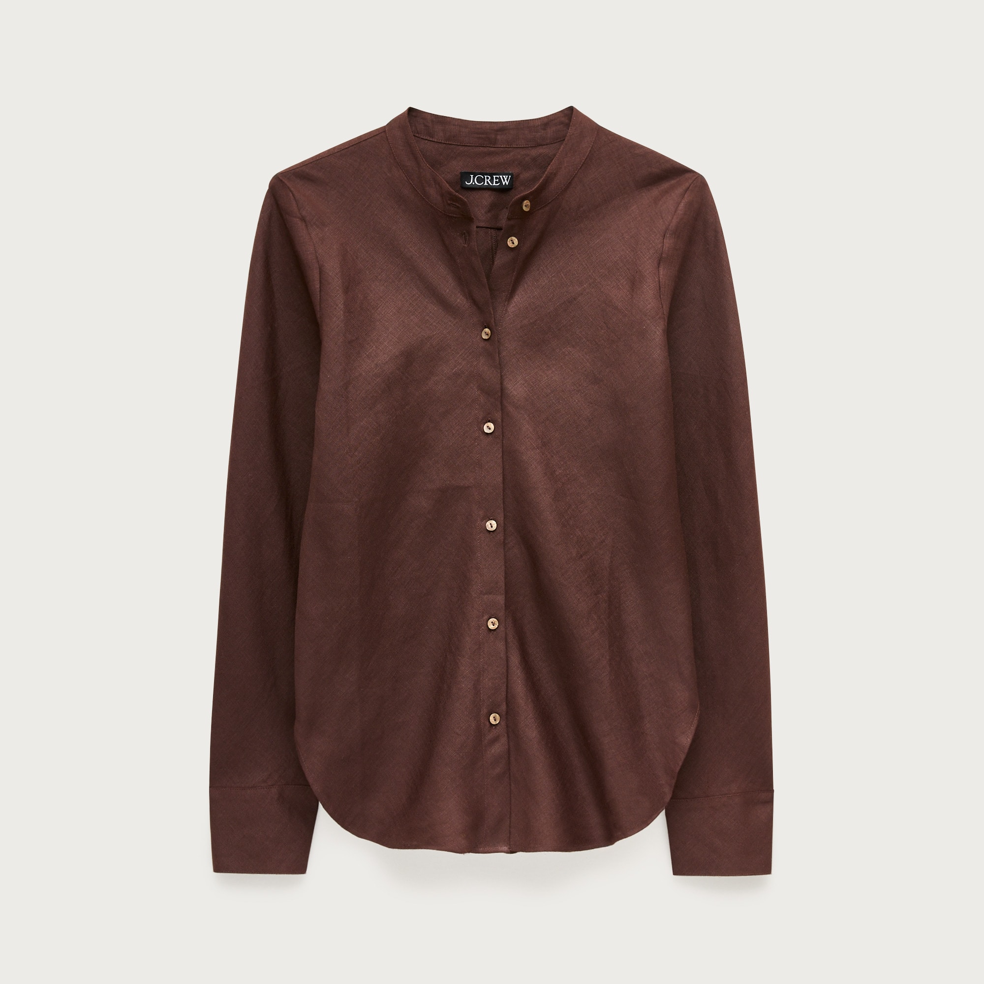Bias-cut linen shirt from J.Crew - $165
