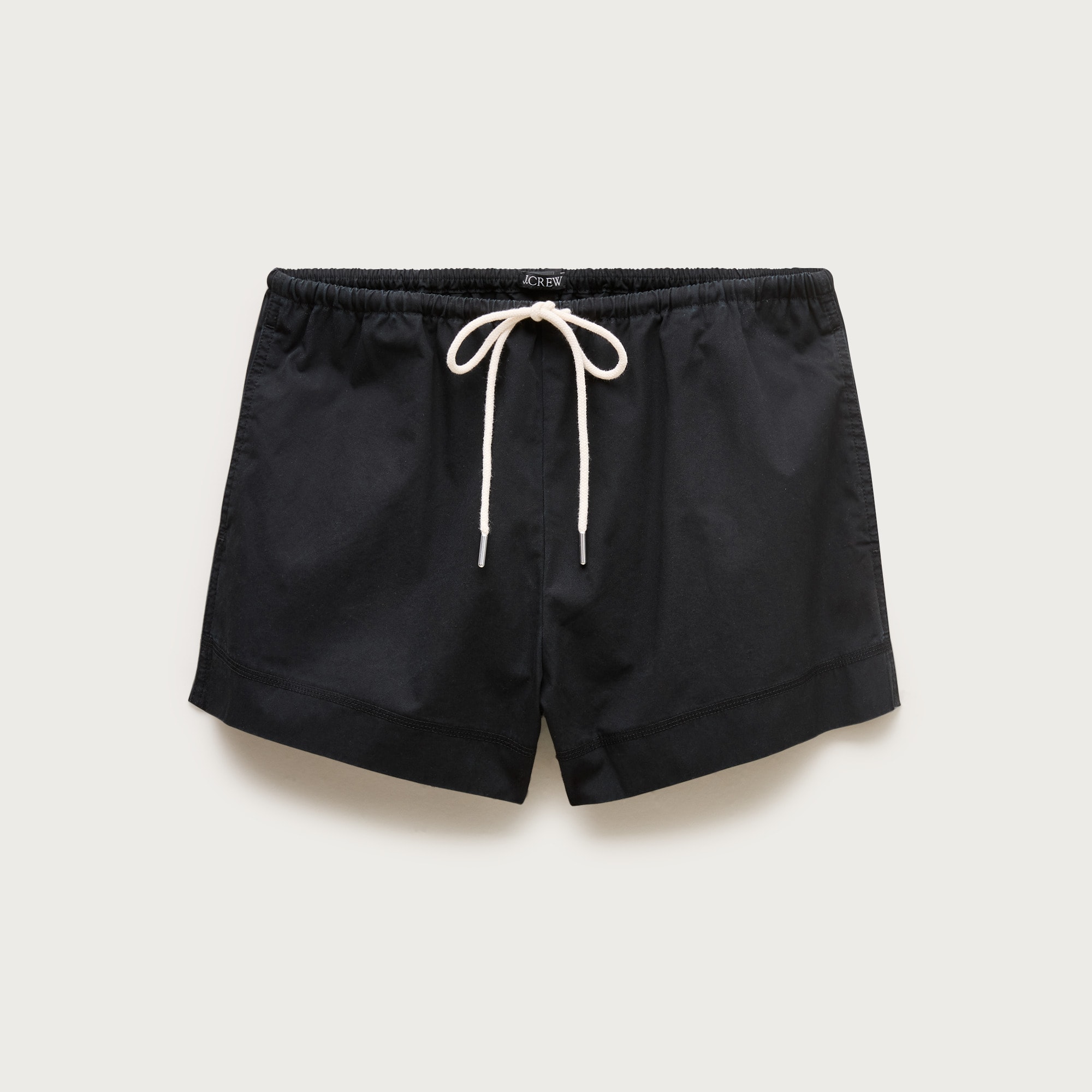Cruise drawstring short in cotton poplin