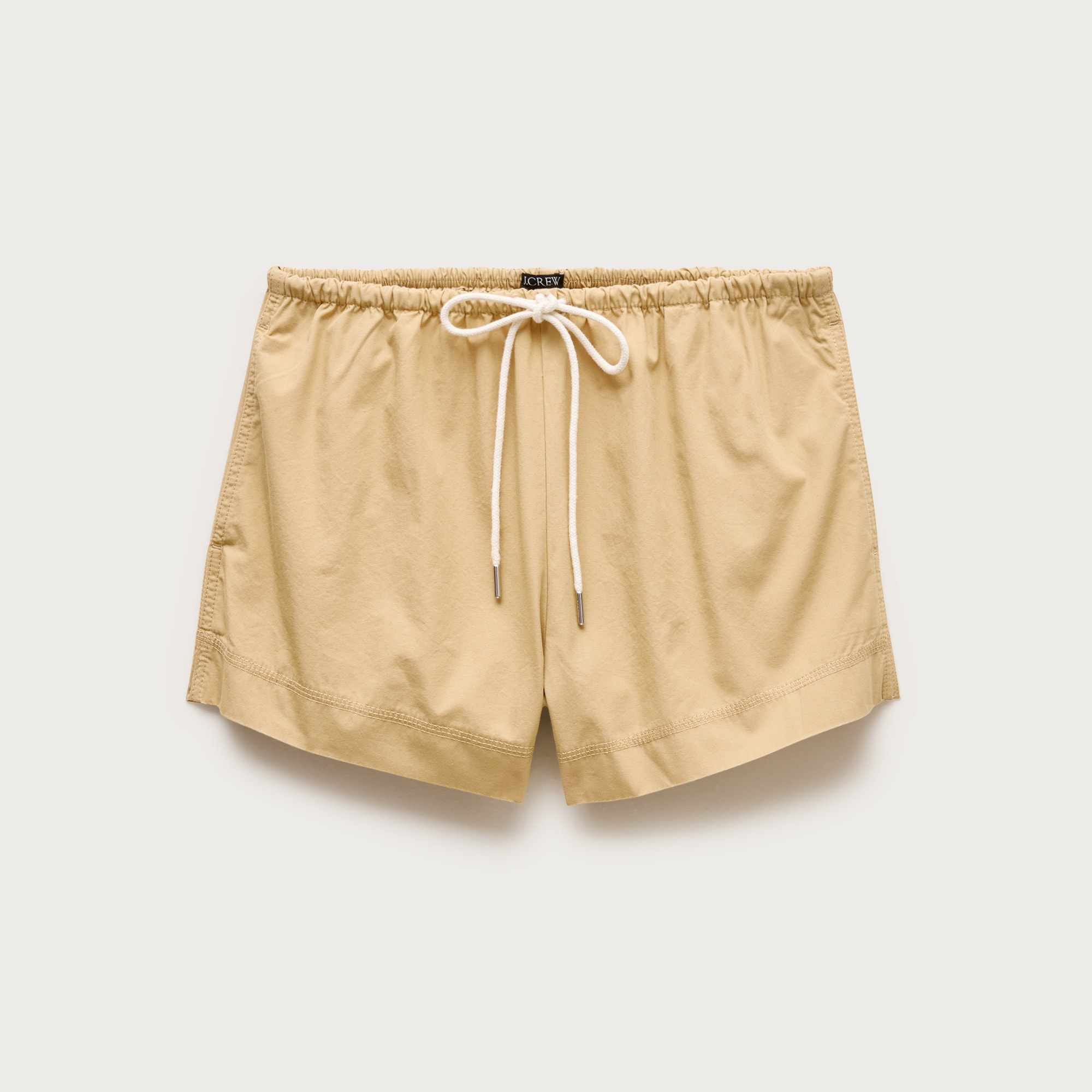 Cruise drawstring short in cotton poplin