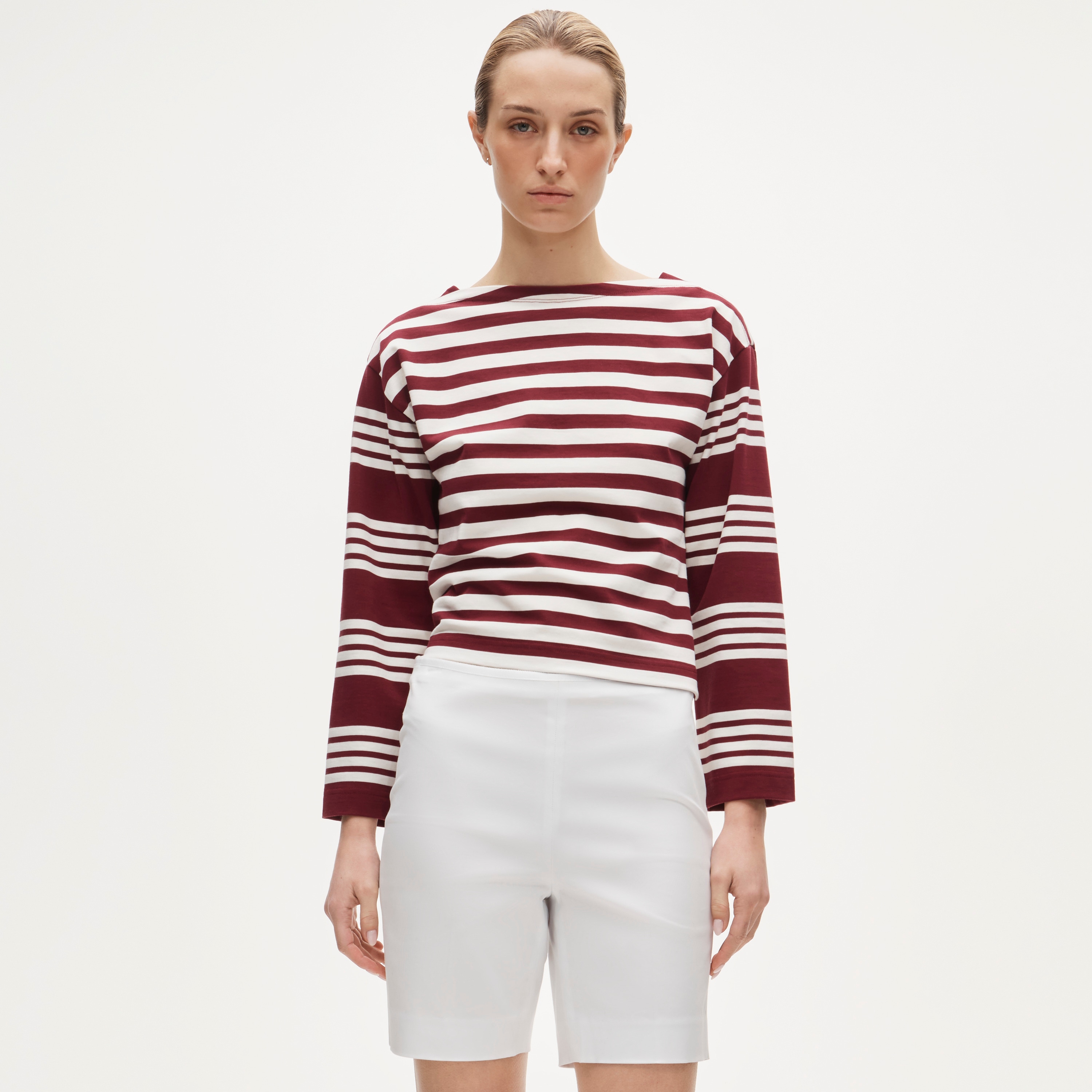 Bermuda short in sateen - image 3