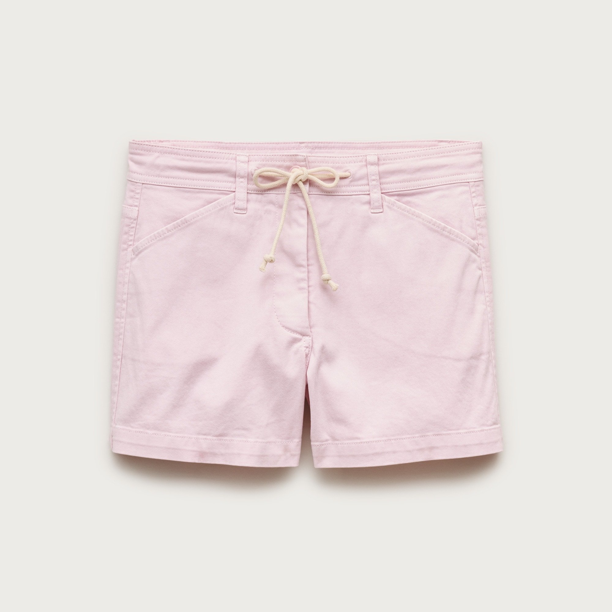 4" drawstring chino short