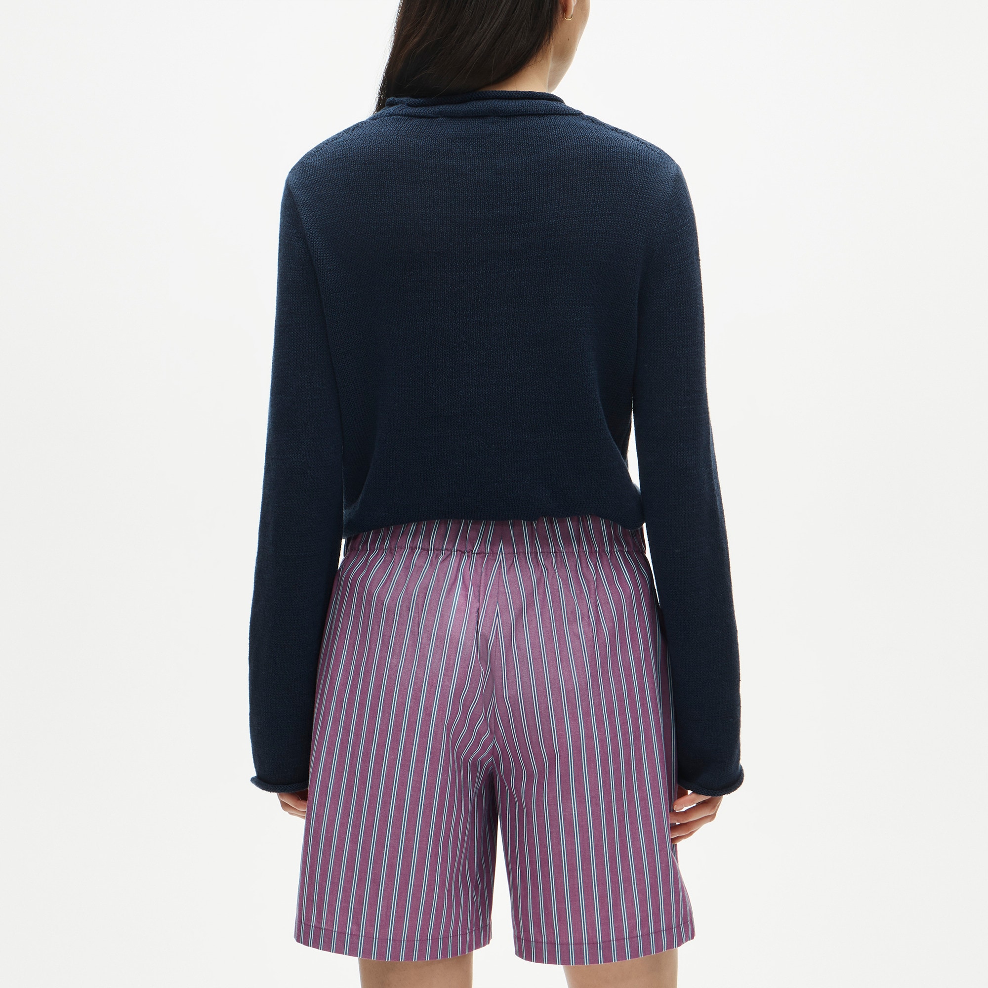 Long boxer short in oxford stripe - image 5