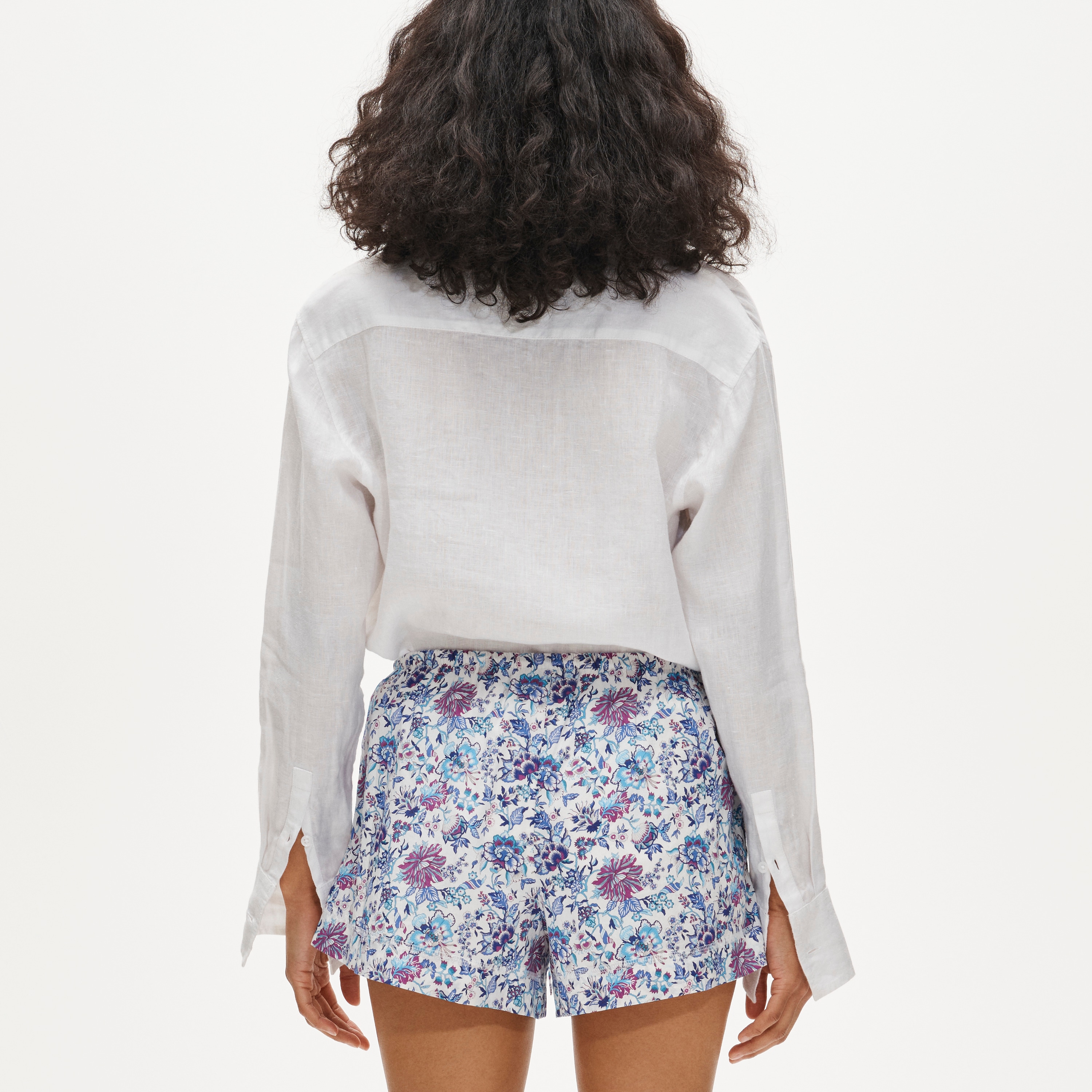 Cruise short in Liberty® blue Christelle fabric