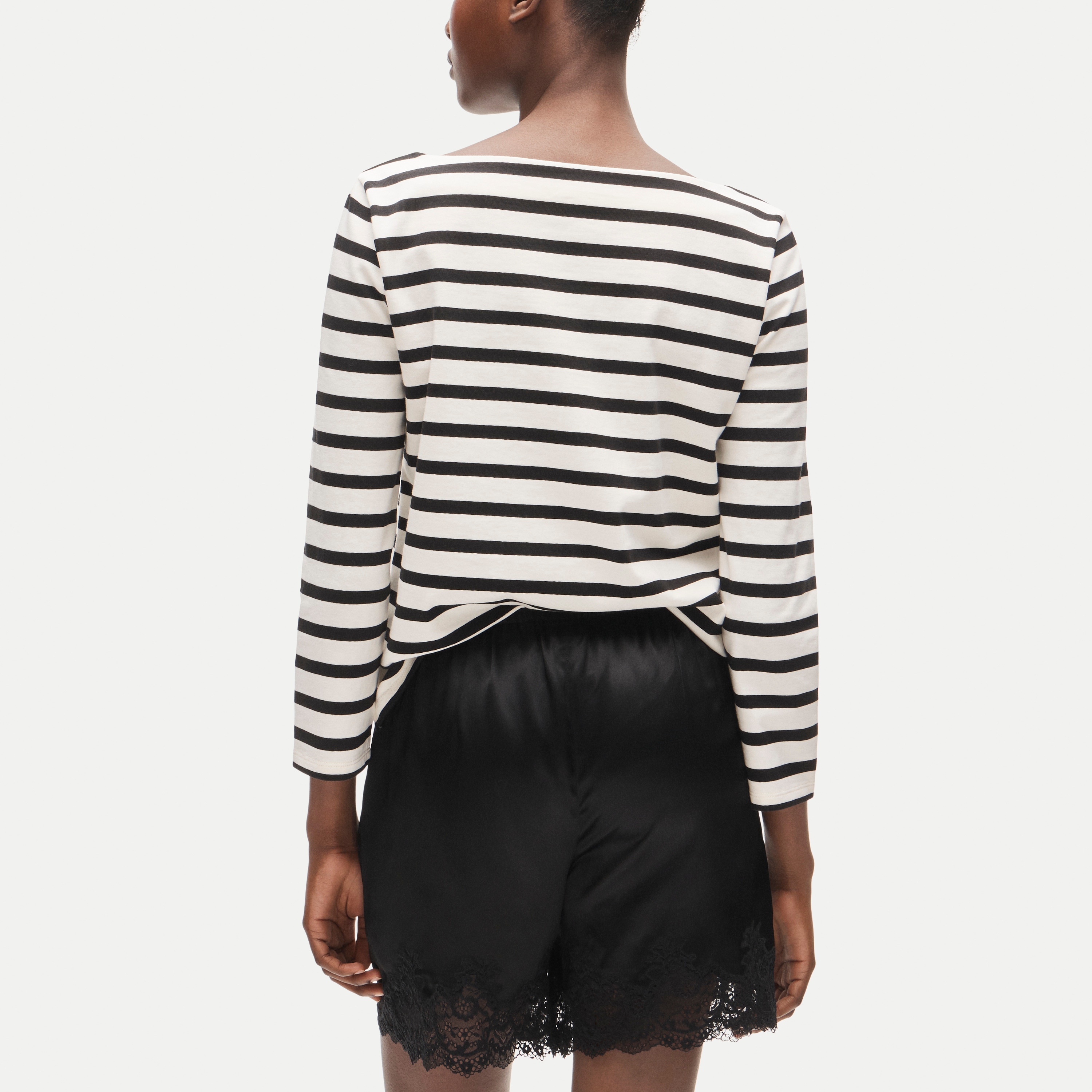 Cosmo Lace-trim Short In Luster Charmeuse For Women | J.Crew