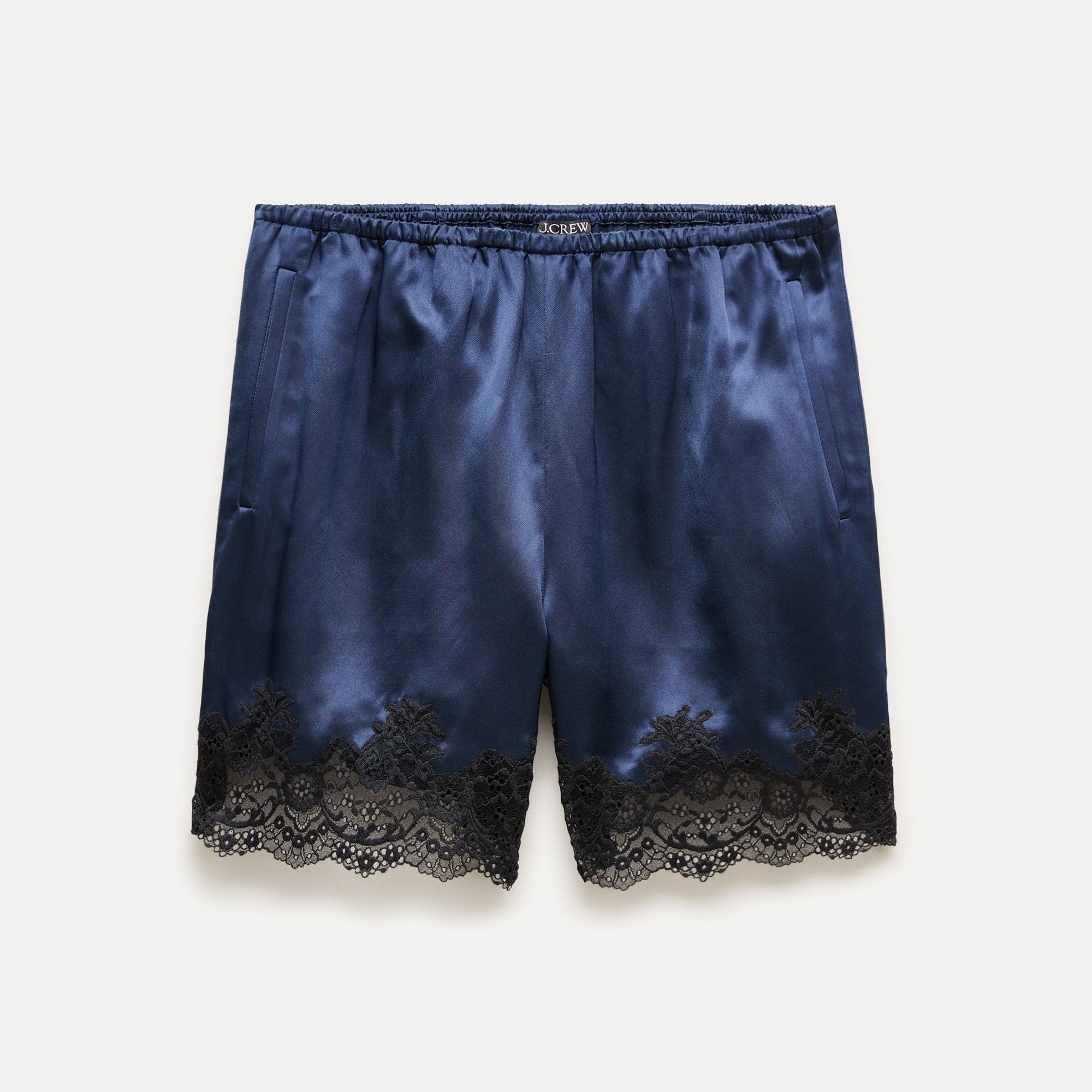 Cosmo Lace-trim Short In Luster Charmeuse For Women | J.Crew