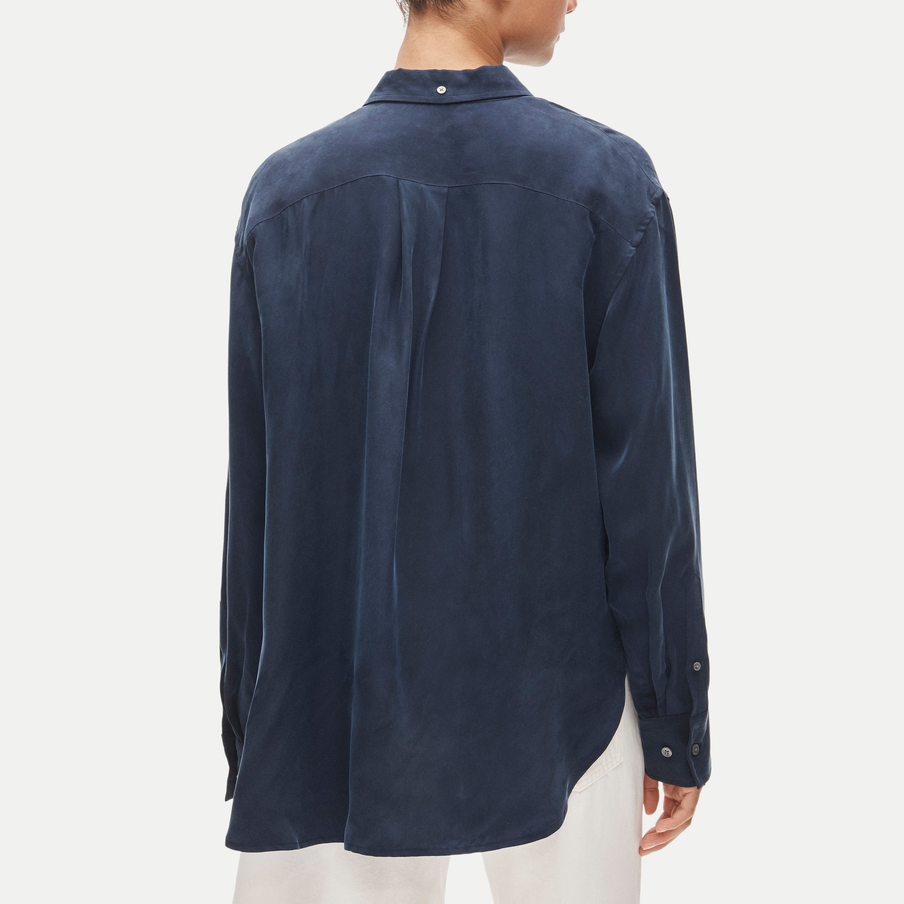 Esme button-up shirt in cupro