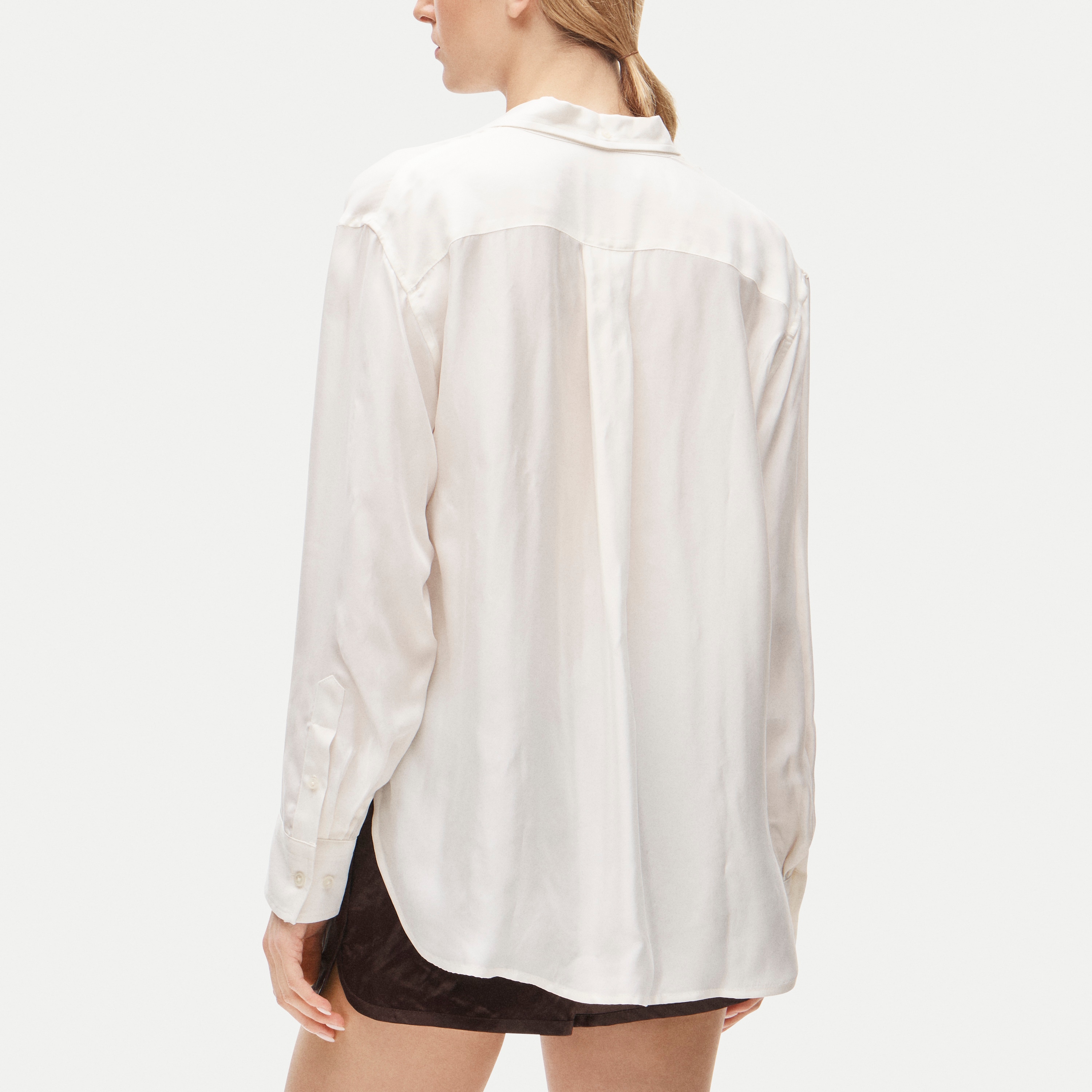 Esme button-up shirt in cupro