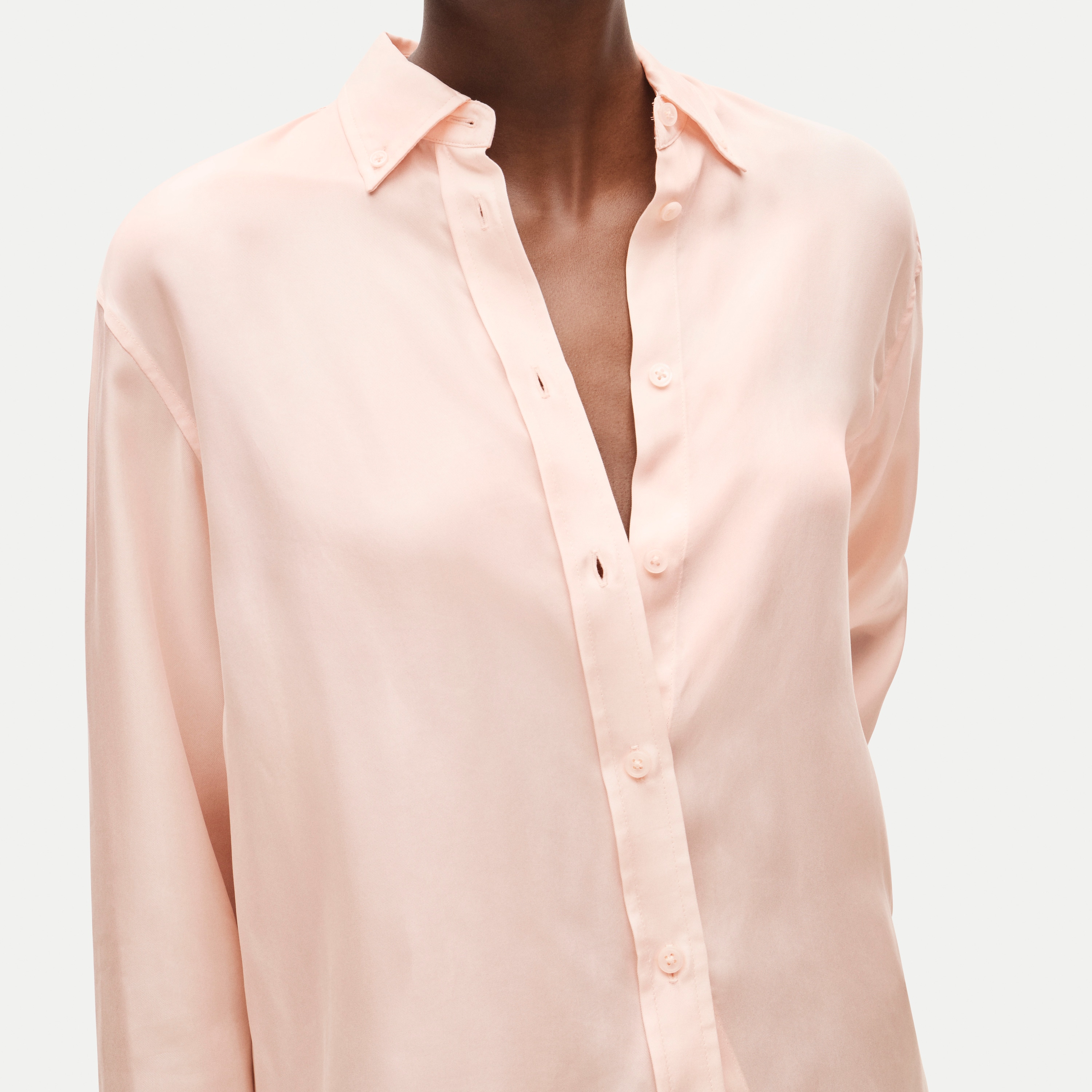 Esme button-up shirt in cupro