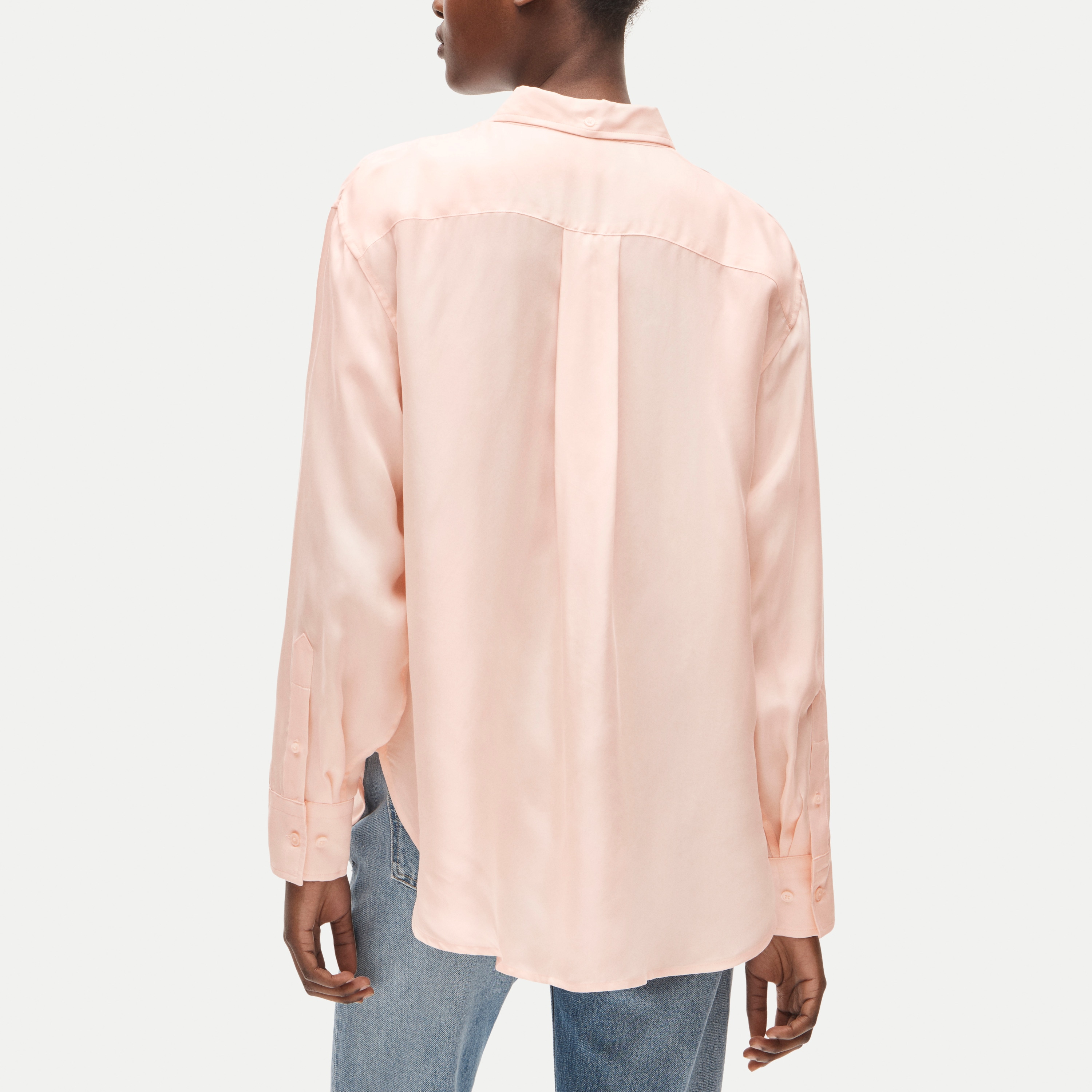 Esme button-up shirt in cupro
