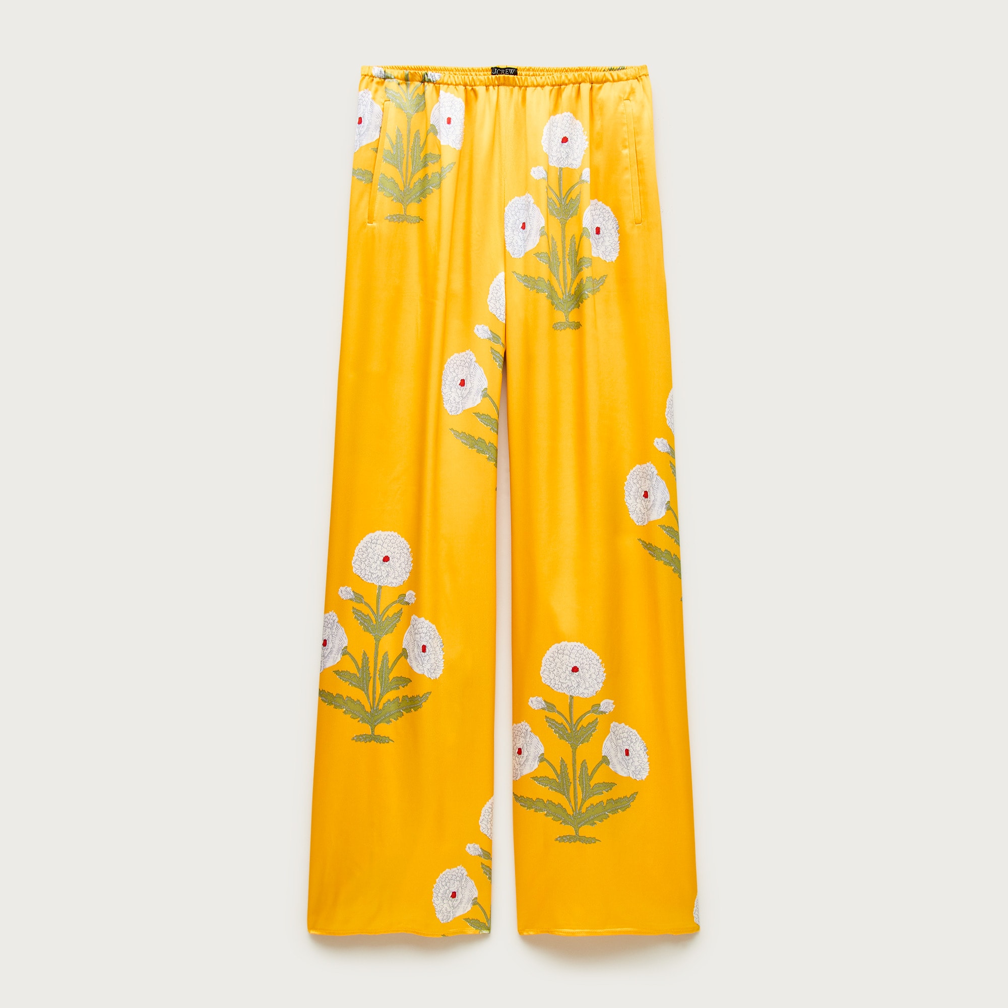 Cosmo Pant In Marigold Block Print For Women | J.Crew