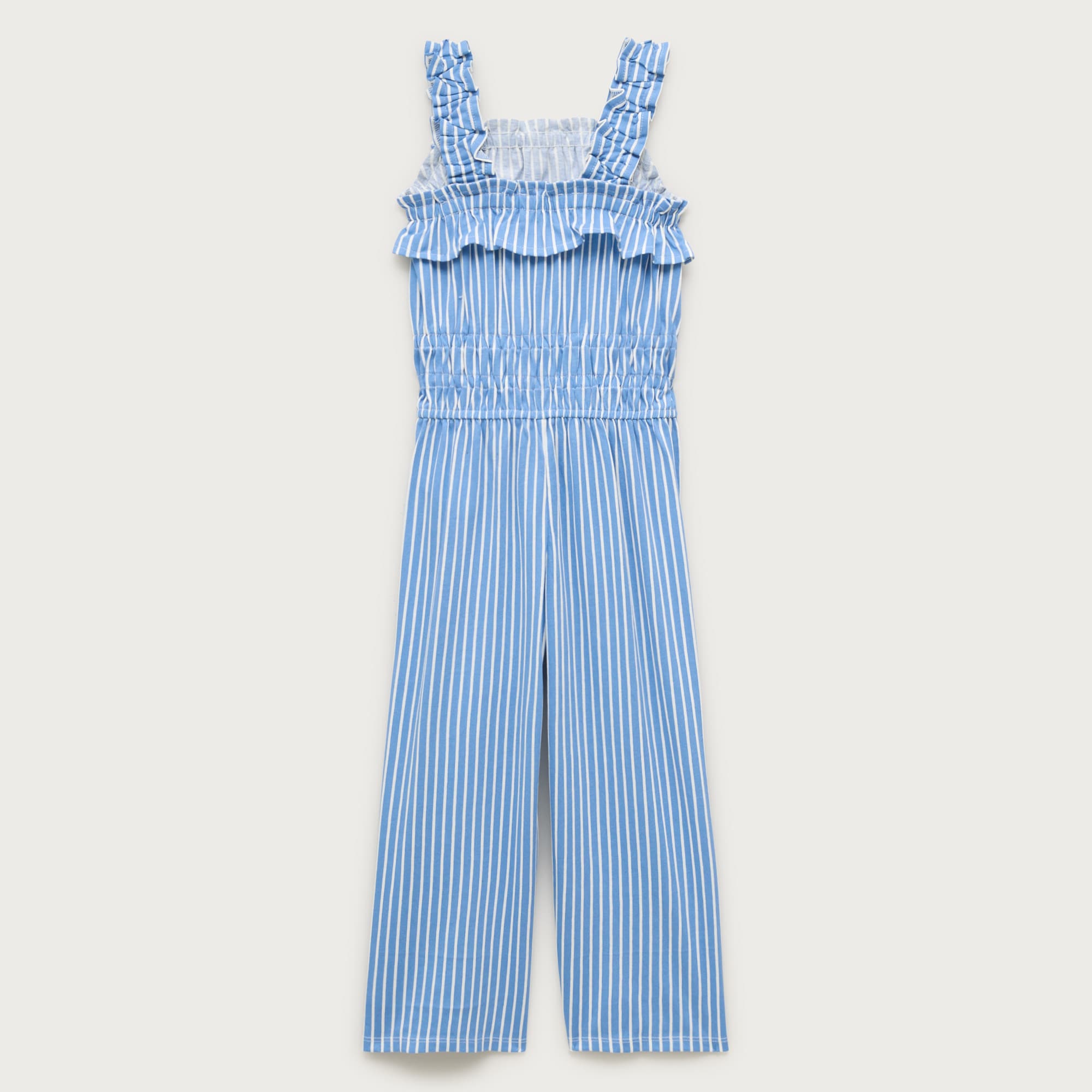 blue and white striped overall dress Coastal Striped Maxi Dress main image 0