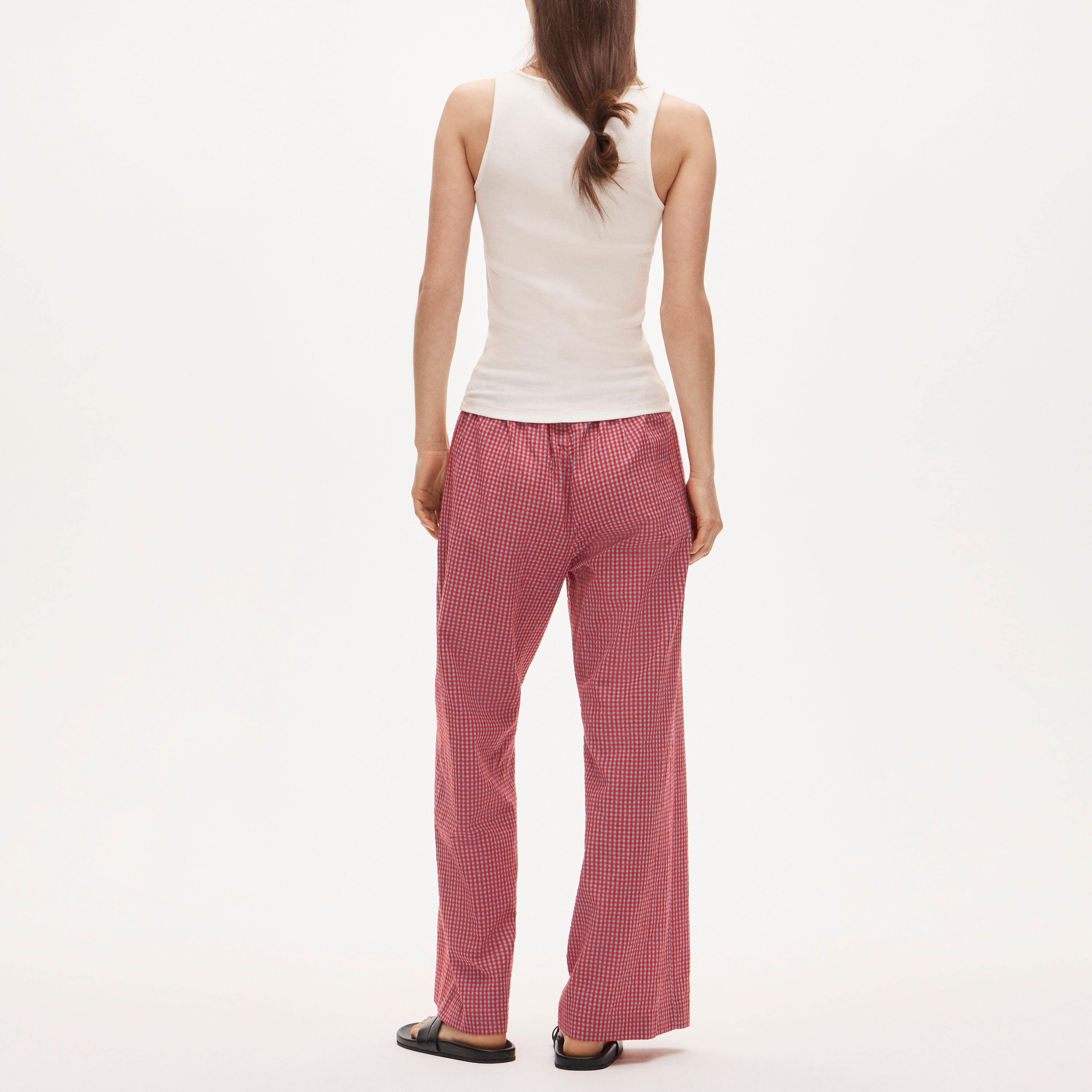 Cosmo Pant In Gingham Seersucker For Women | J.Crew