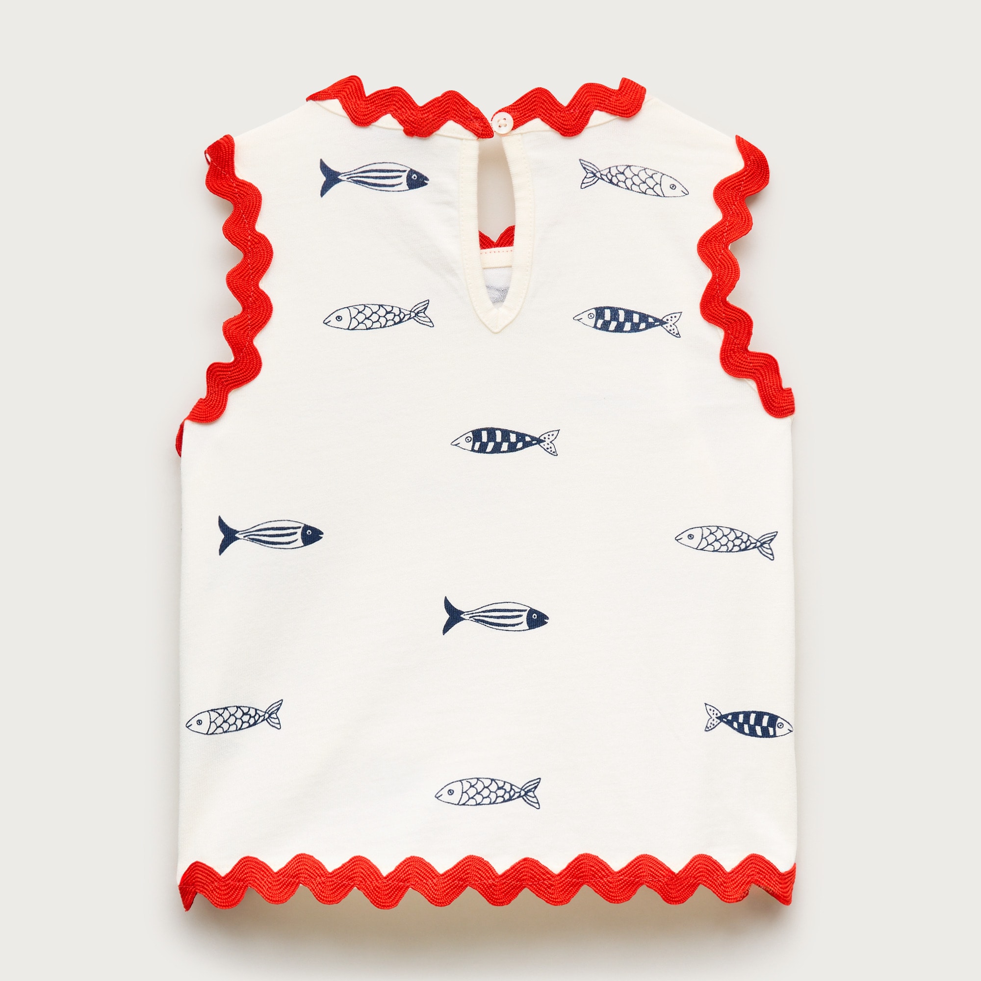 Girls' Beaded Fish Tank Top In Jersey For Girls | J.Crew