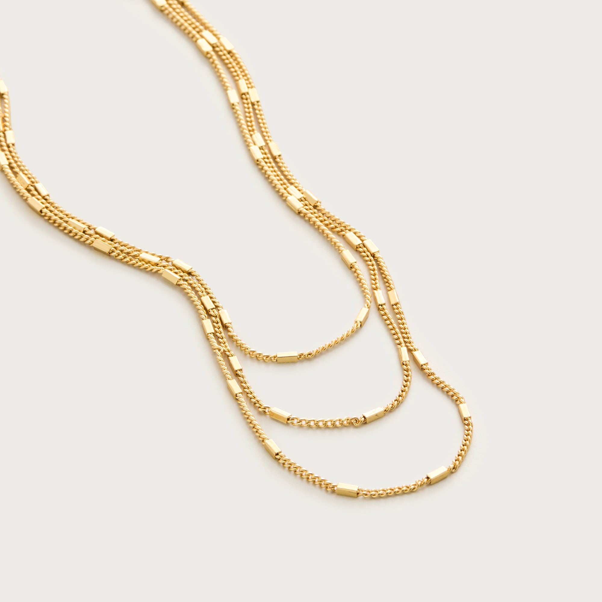 Chain station necklace