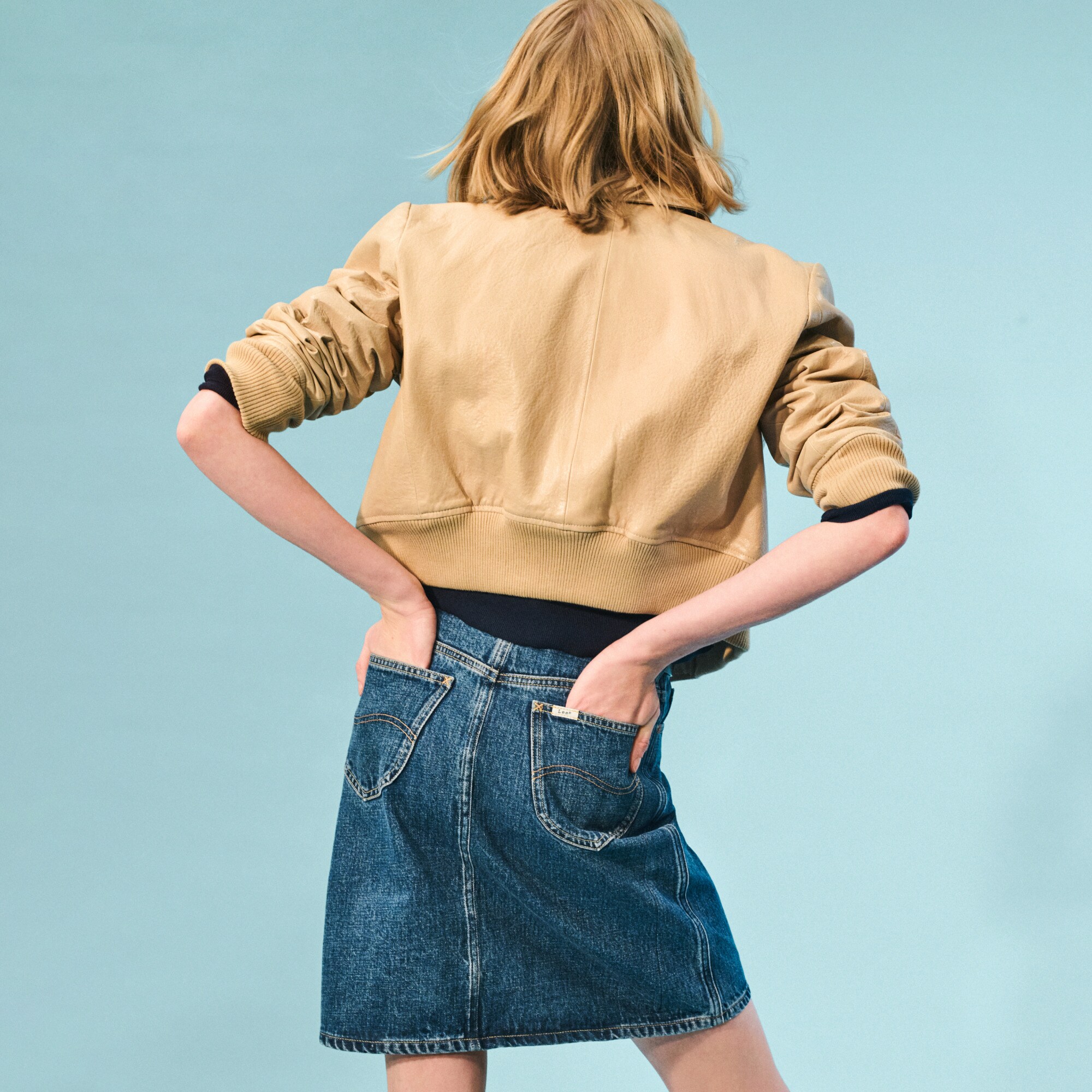 Women's Lee® X J.Crew denim skirt
