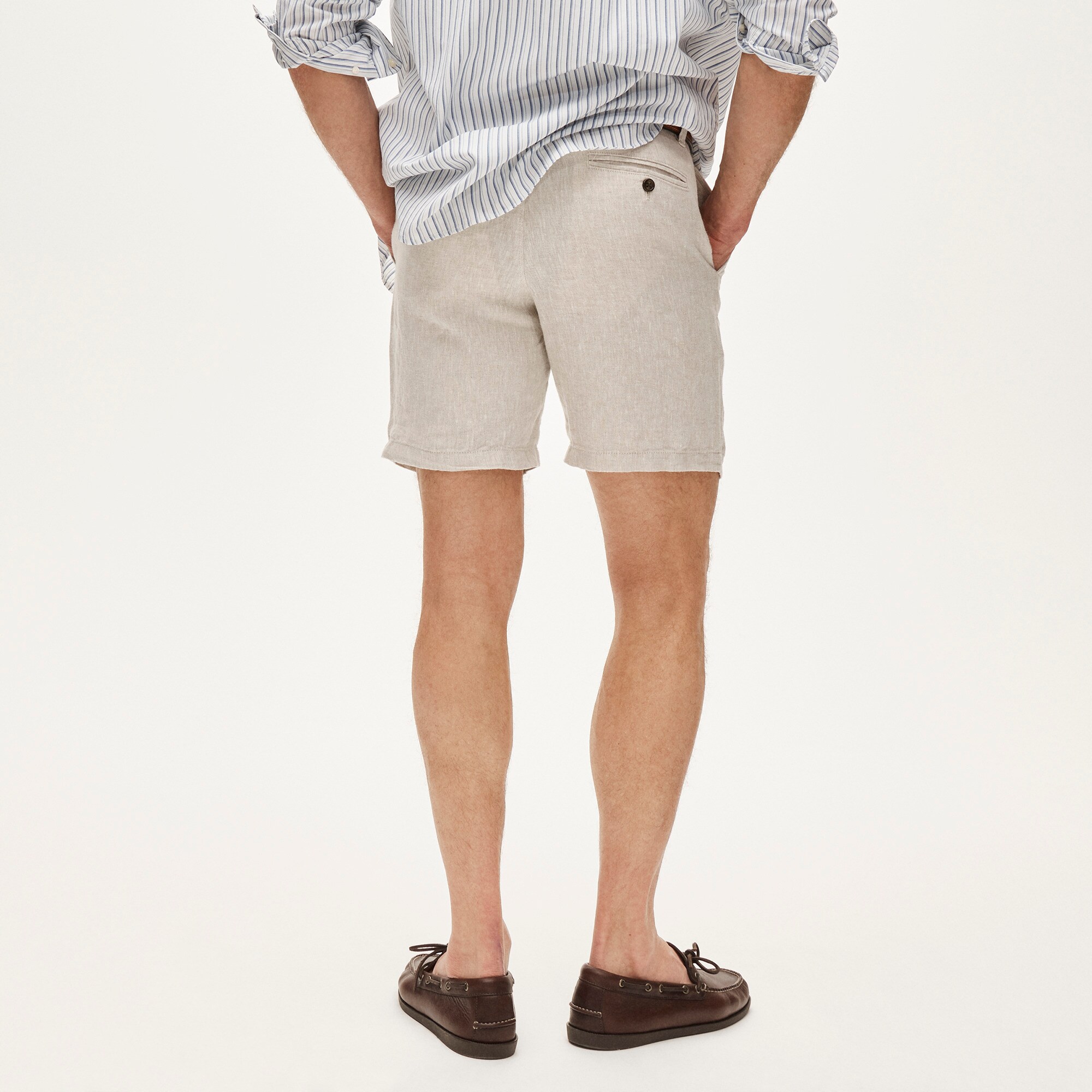 7" linen short