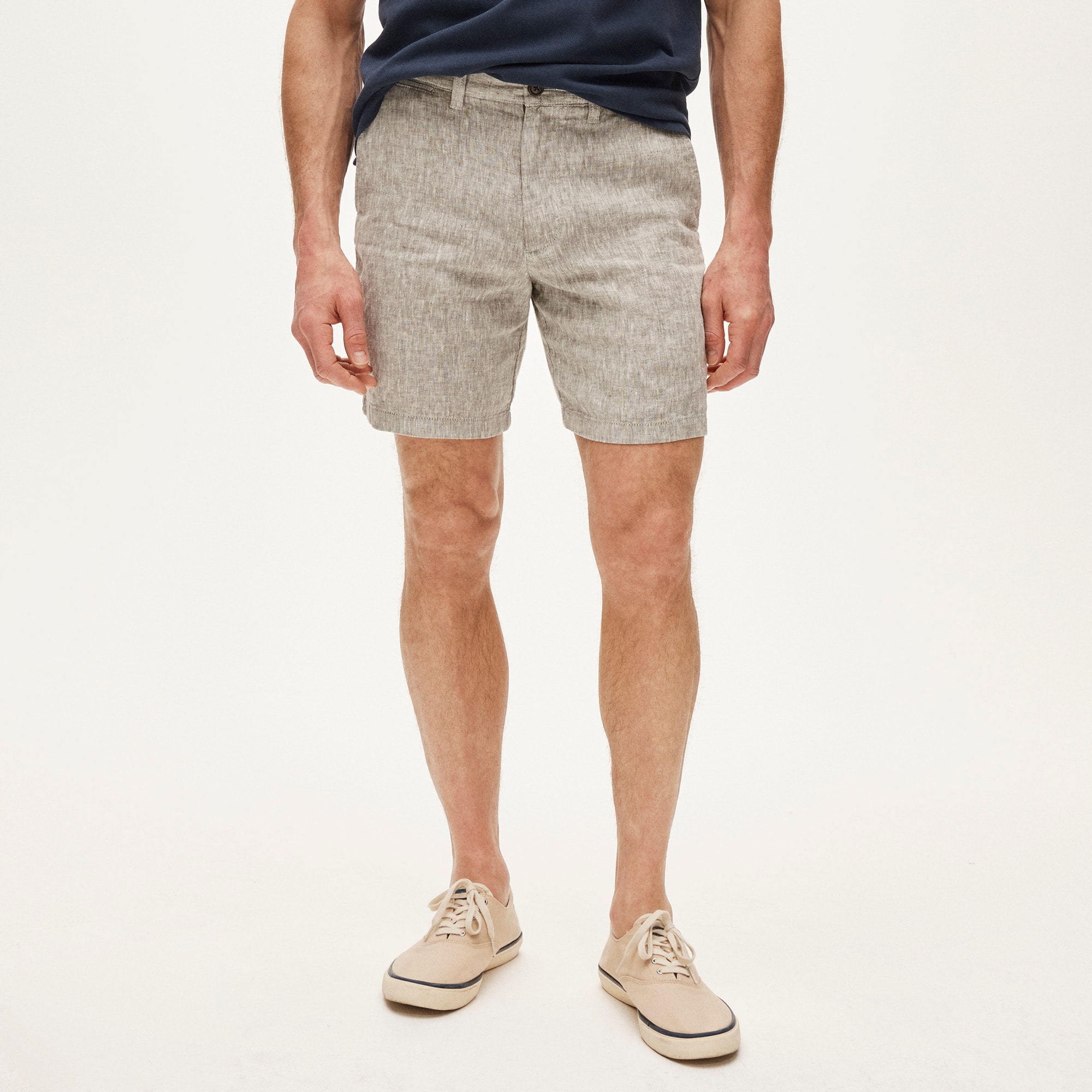 7" linen short