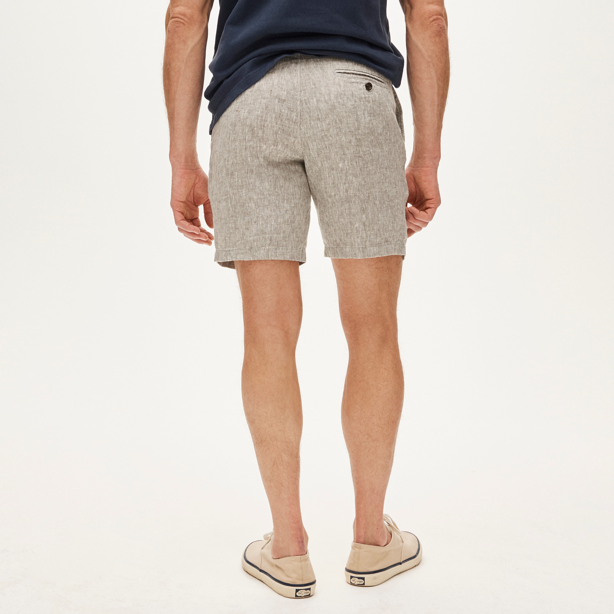 7" linen short