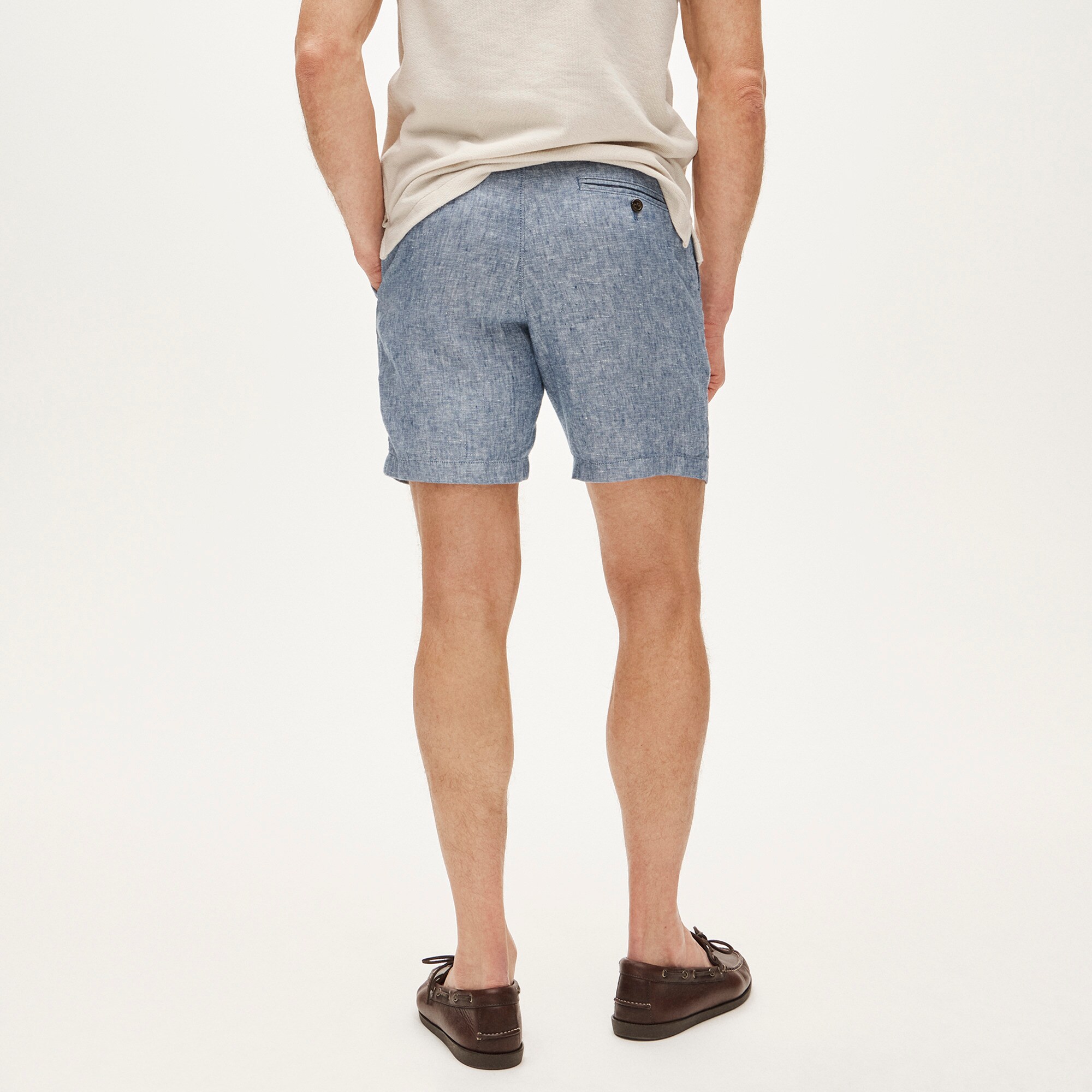 7" linen short