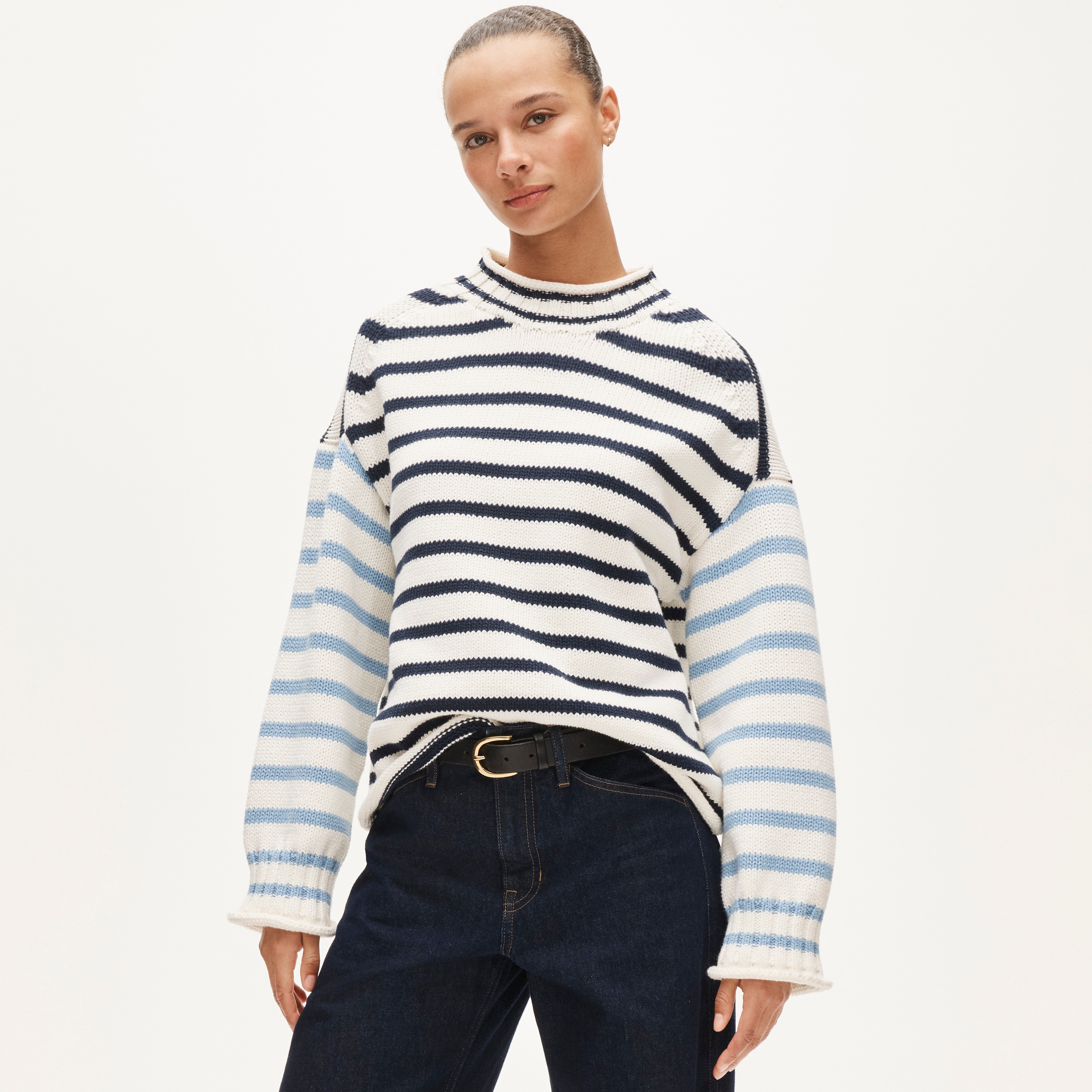 2025 Rollneck&trade; sweater in stripe - image 2