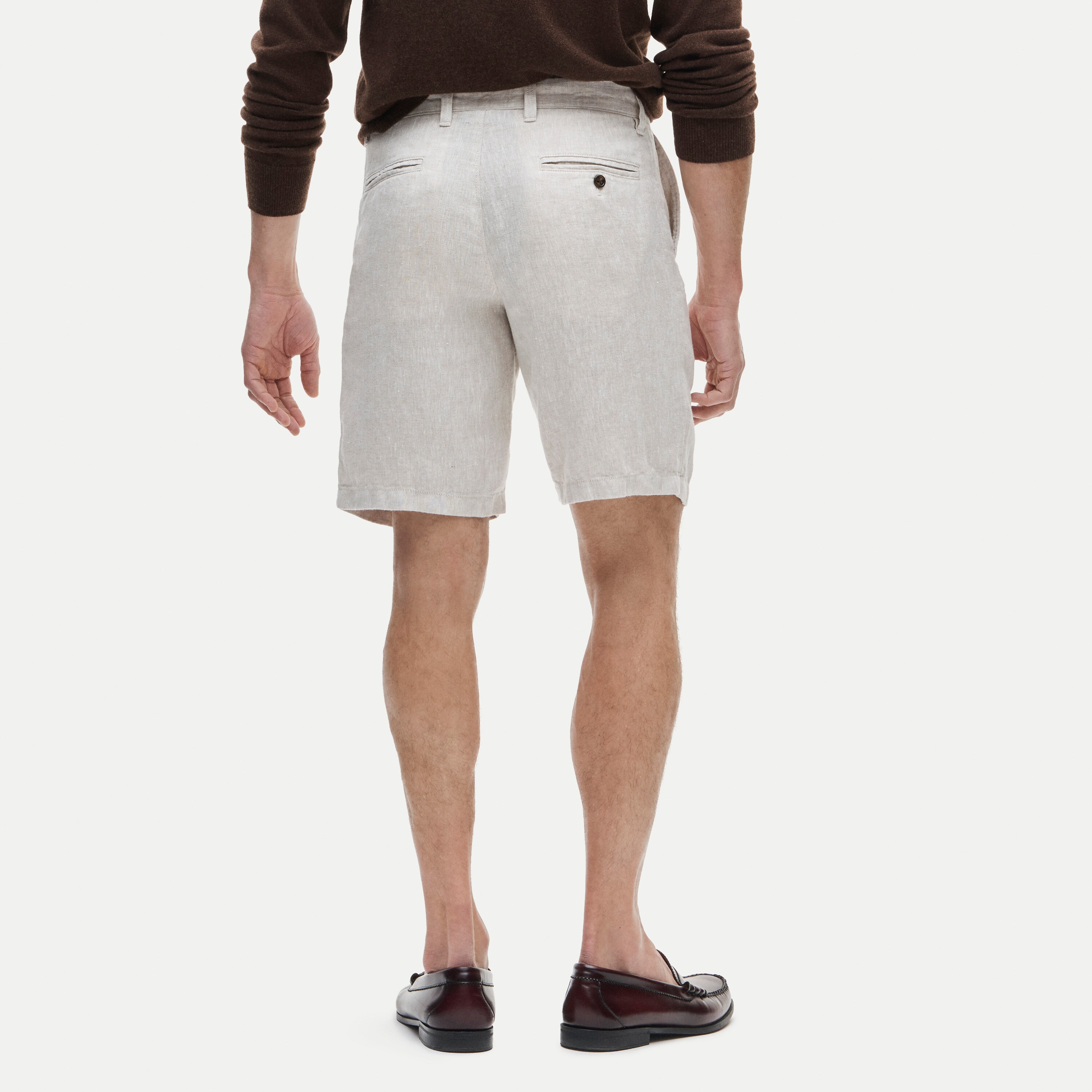 9" linen short