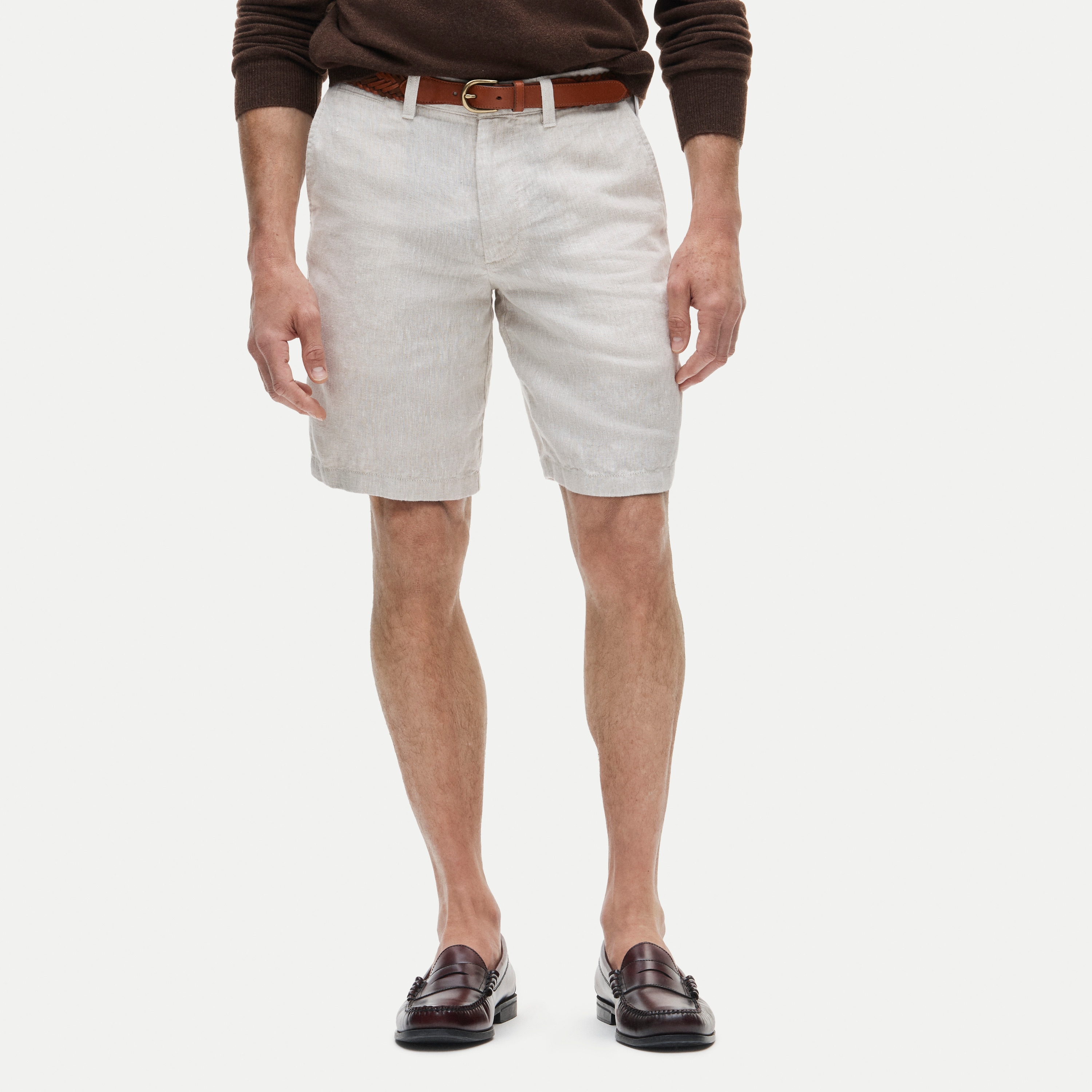 9" linen short