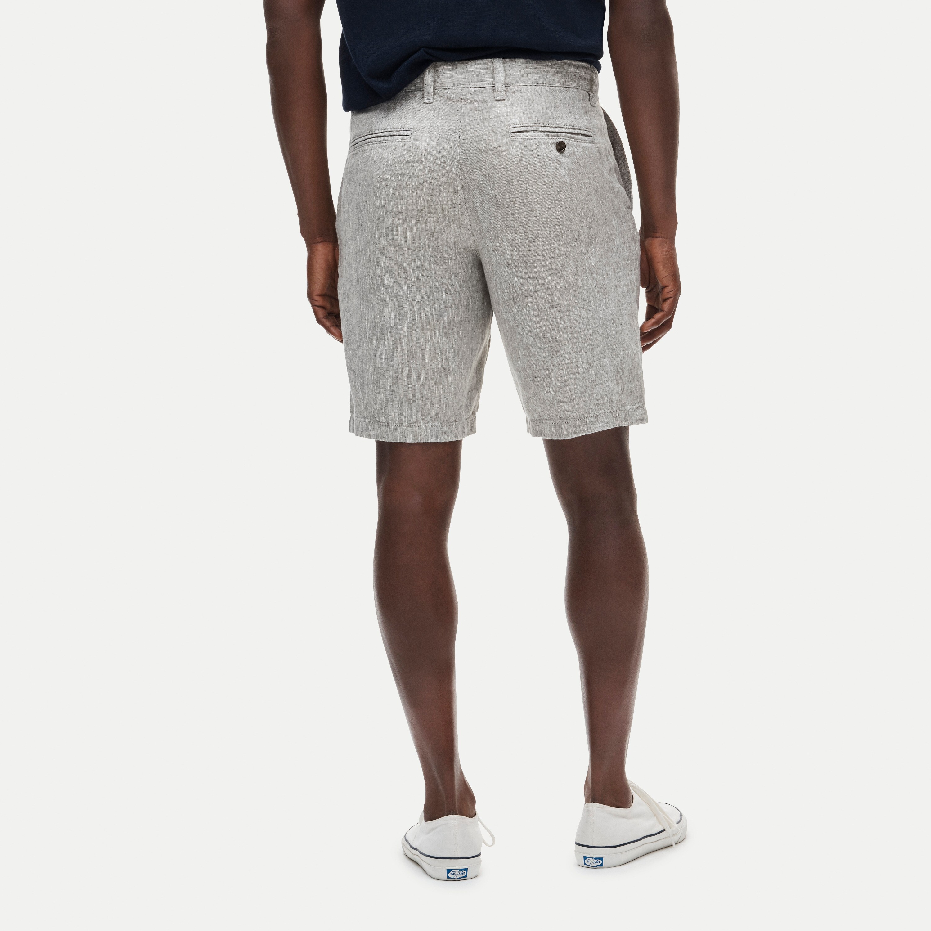 9" linen short