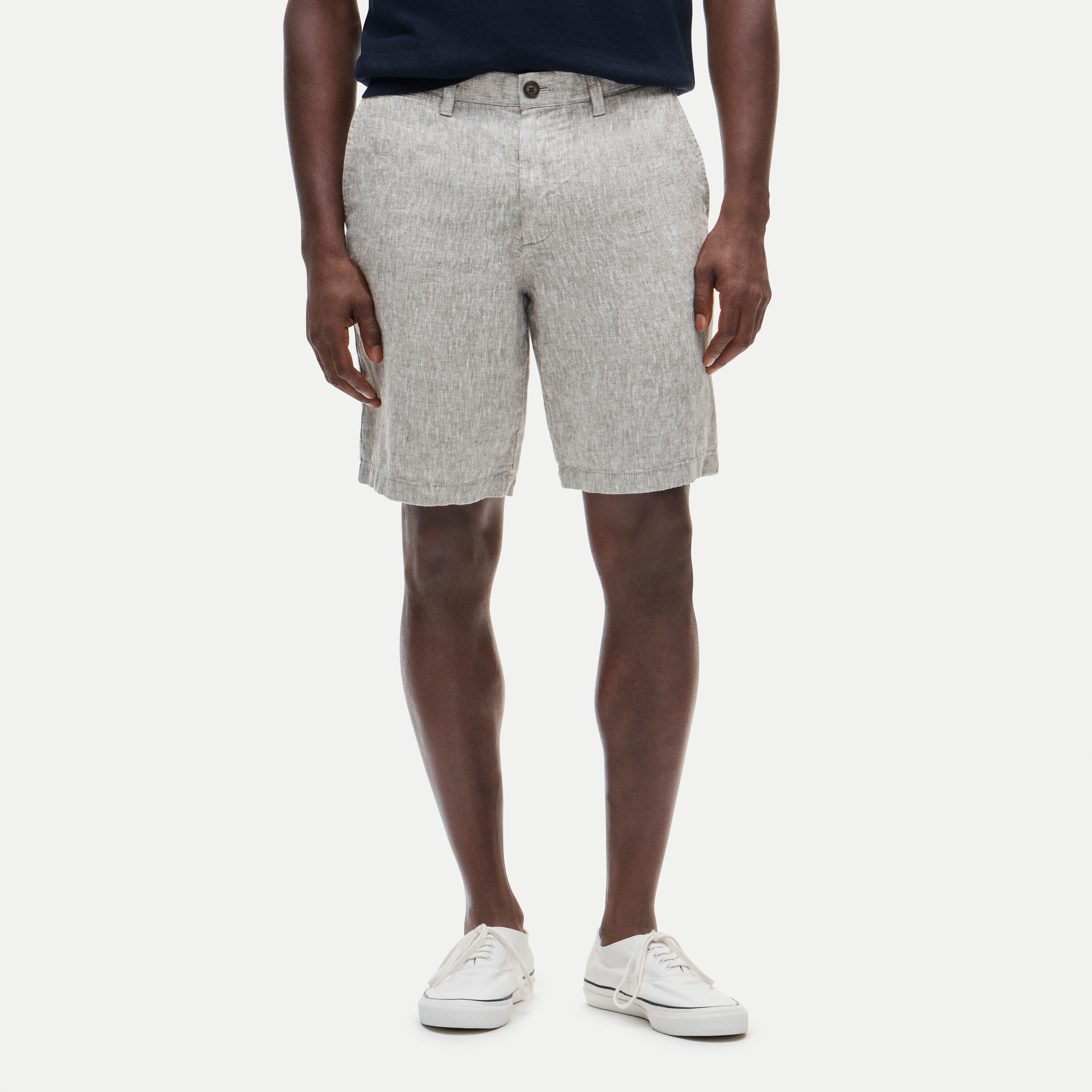 9" linen short