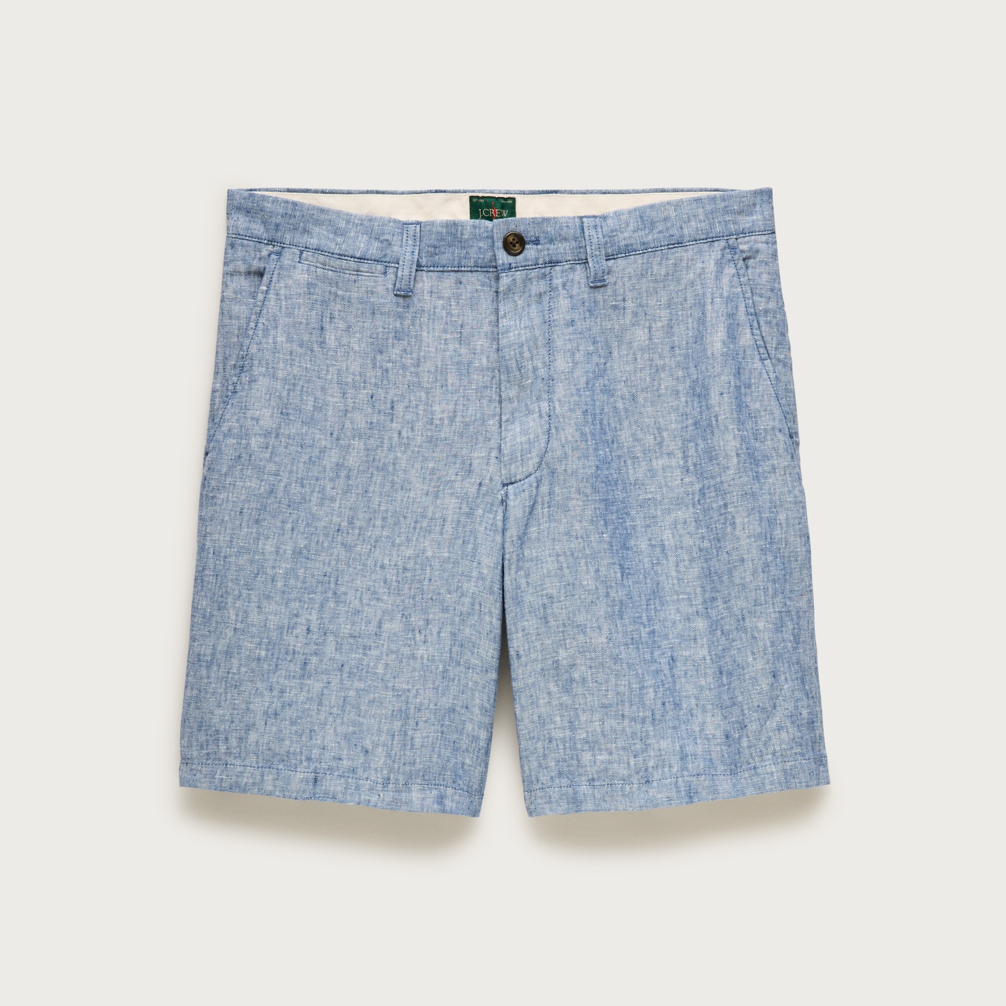 9" linen short