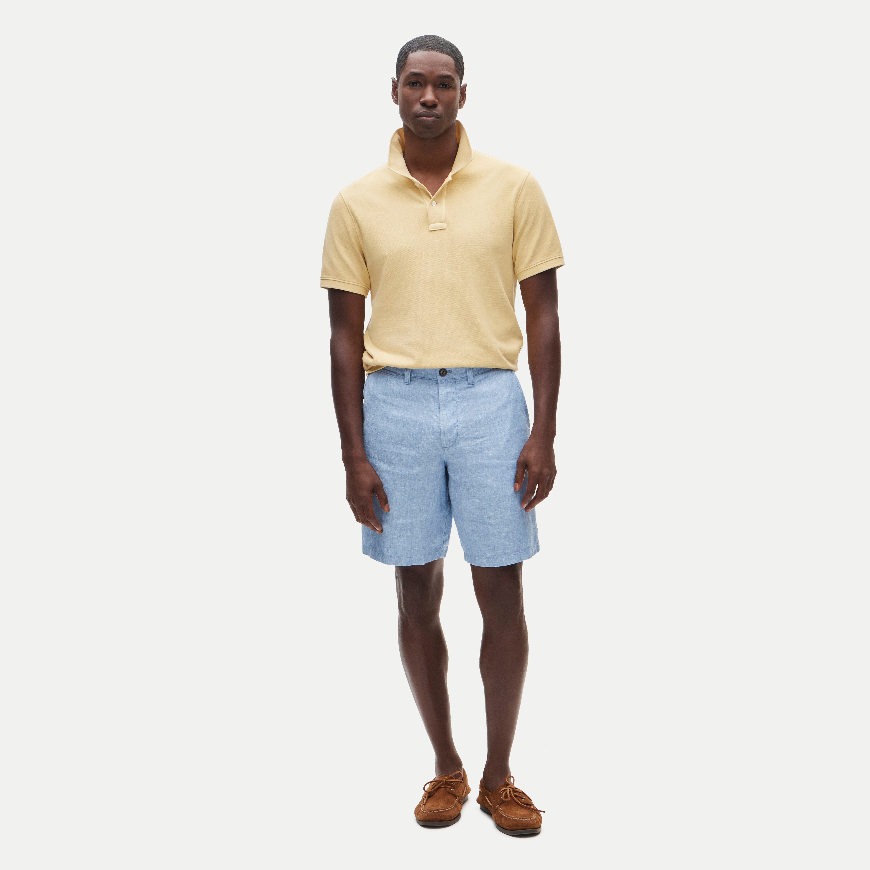 9" linen short
