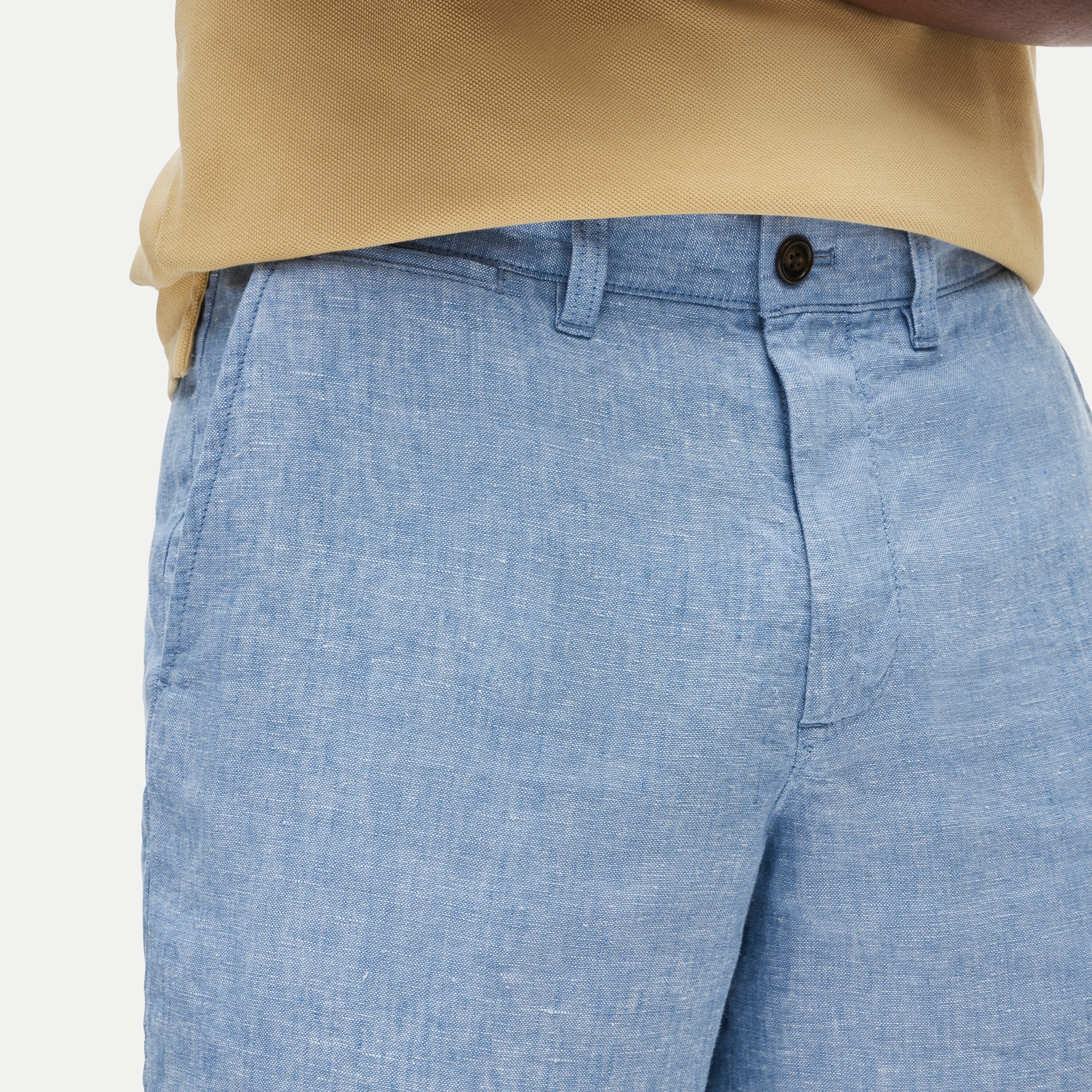9" linen short