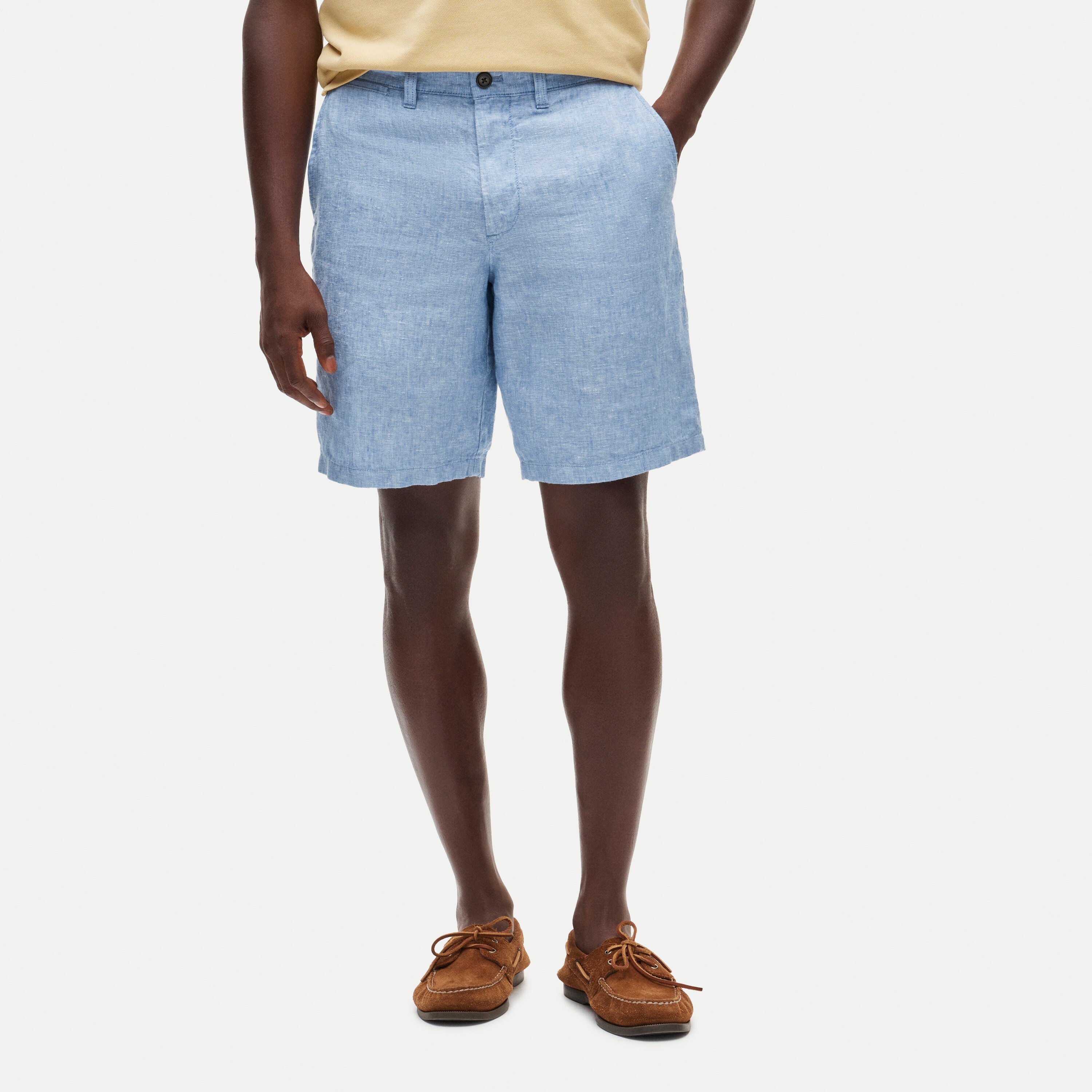 9" linen short