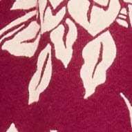 Girls' crochet-trim skirt in broken-in jersey CRUSHED CRIMSON