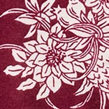 Stretch lyocell-blend cardigan in pineapple garden print CRUSHED CRIMSON