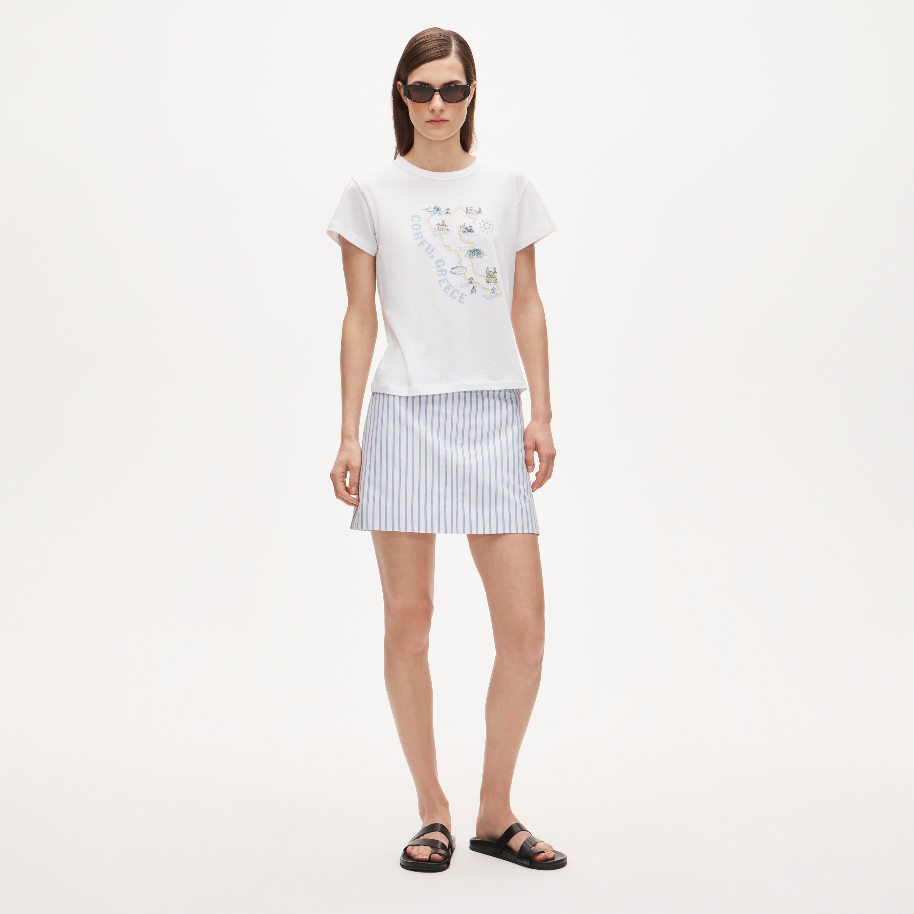 Vintage jersey "Summer in Corfu" graphic T-shirt