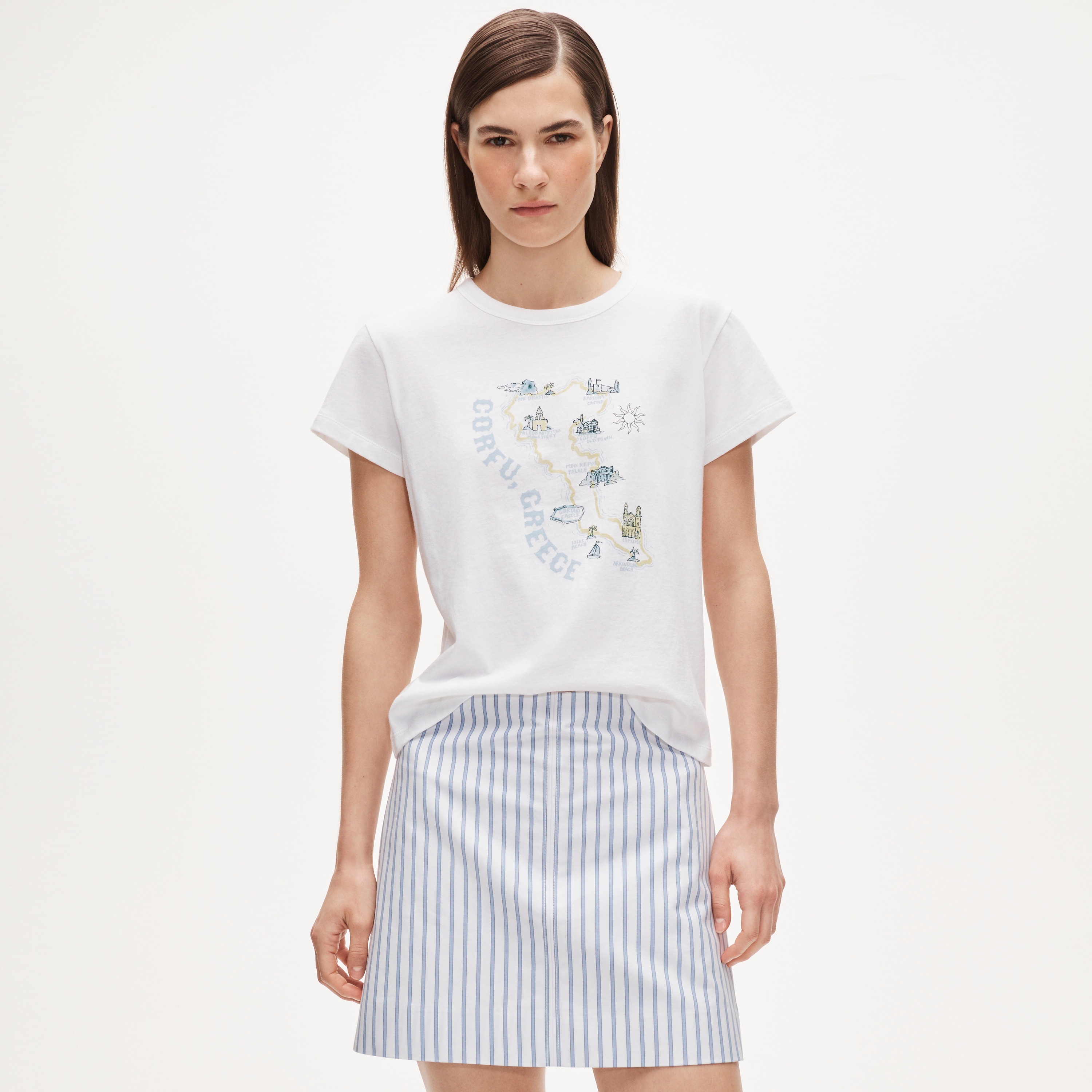 Vintage jersey "Summer in Corfu" graphic T-shirt